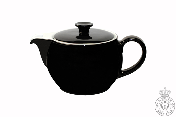Dibbern Solid Color schwarz Teekanne 1,10ltr.