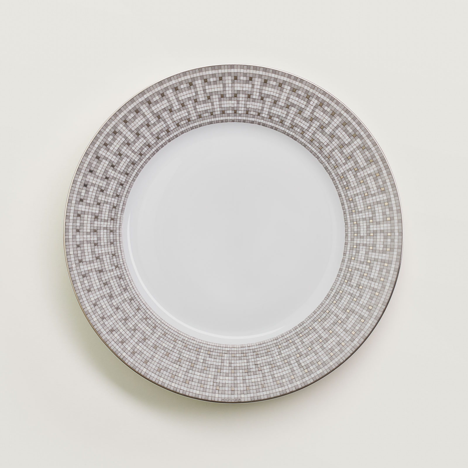 HERMÈS Paris Mosaïque au 24 Platin Speiseteller 27,5cm