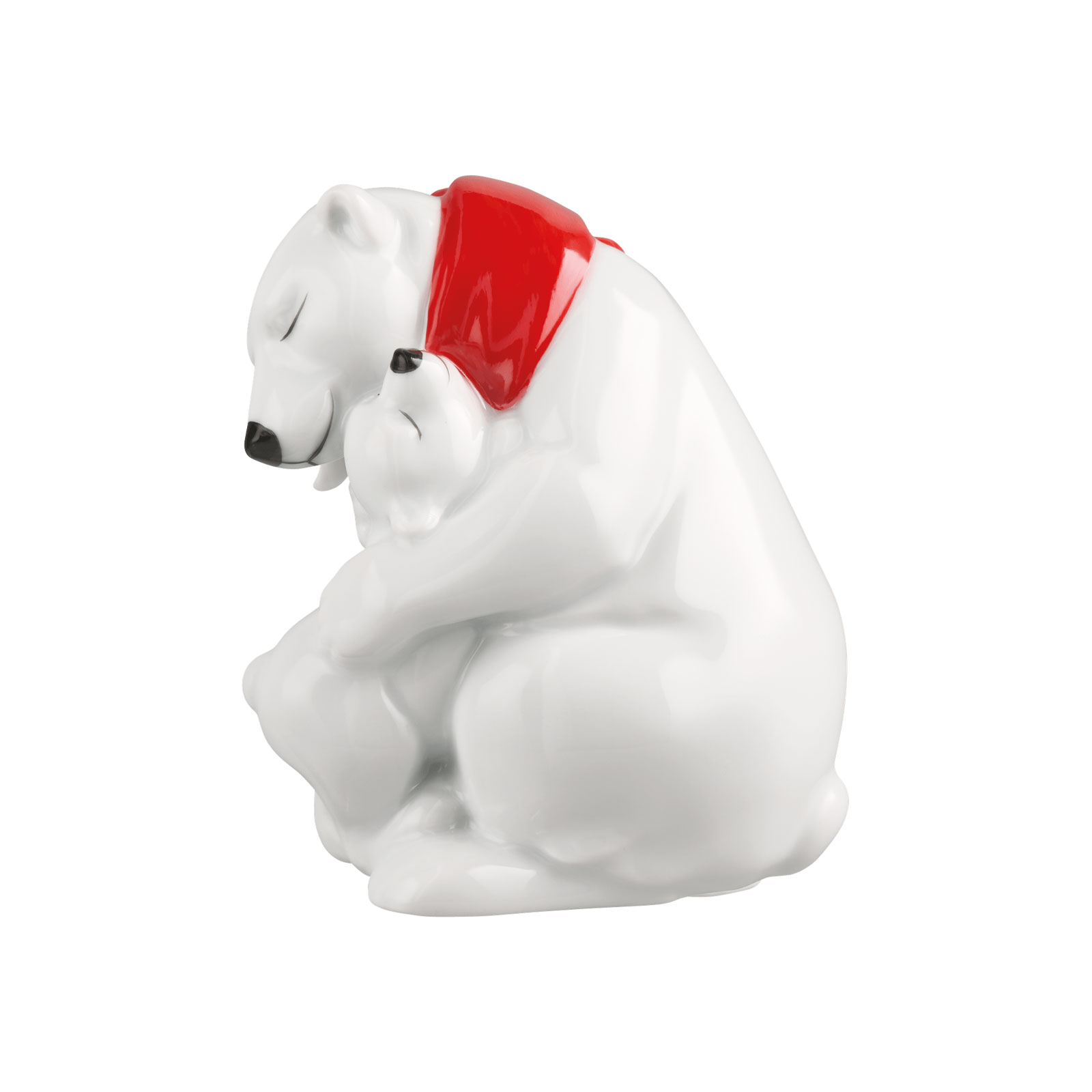 Fürstenberg Eisbär mit Kind 2026 handbemalt