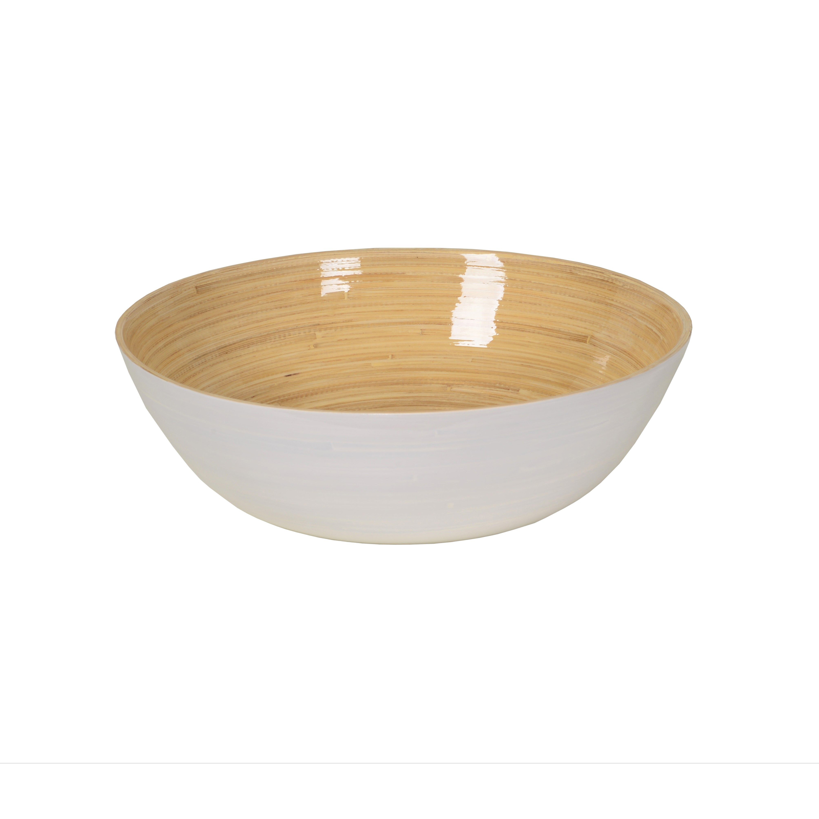 albert L. Bambus-Schüssel flach 30cm weiß