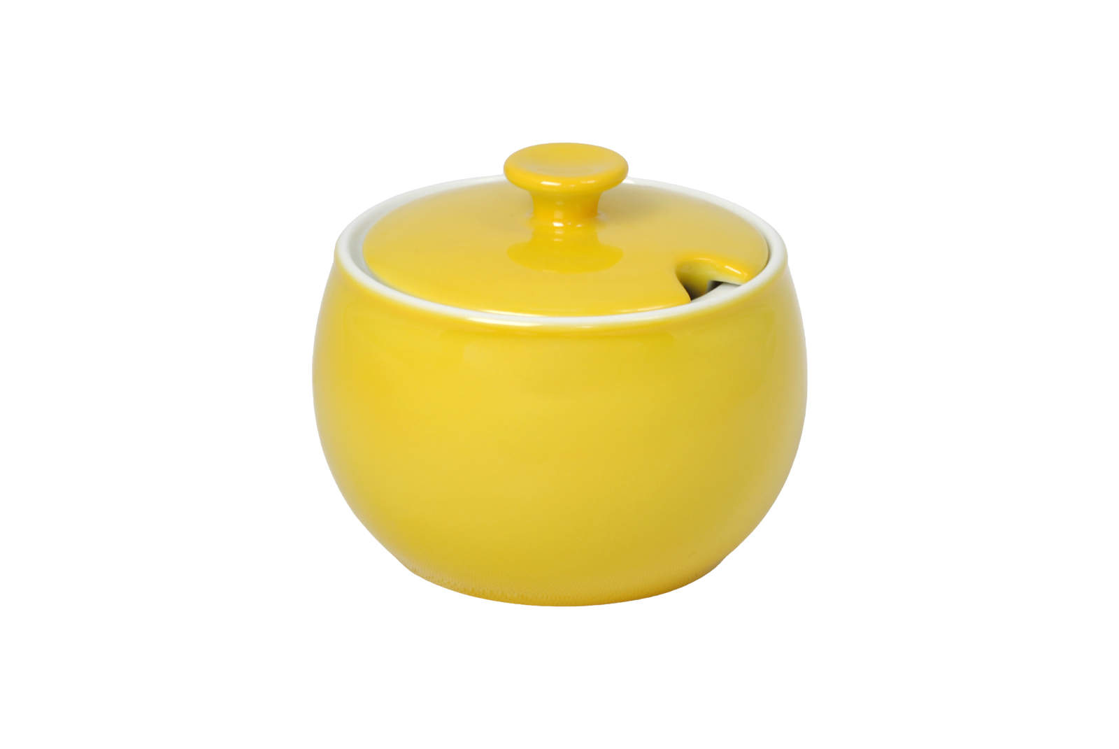 Dibbern Solid Color sonnengelb Zuckerdose