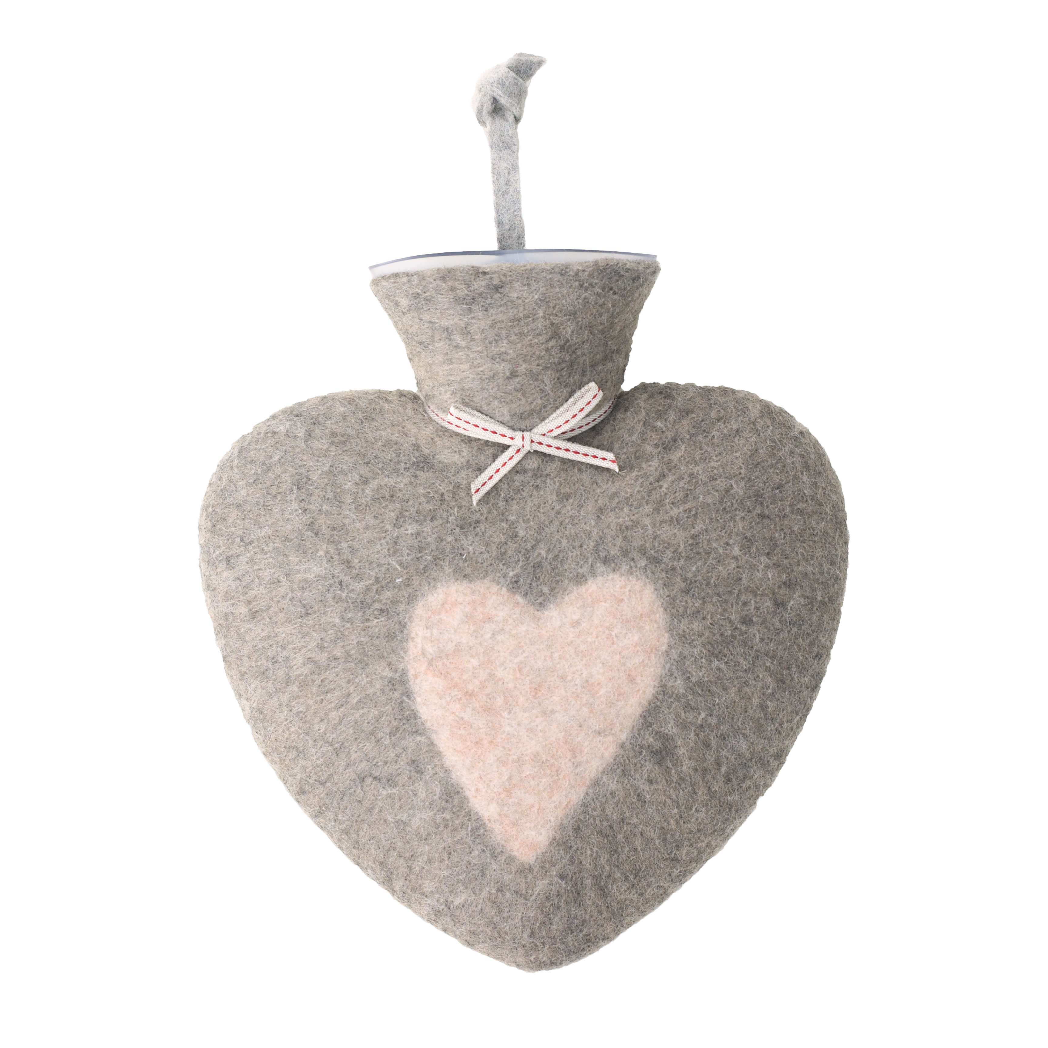 Dorothee Lehnen Herzwärmflasche Herz cashmere/beige meliert