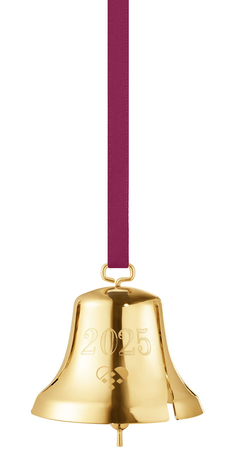 Georg Jensen 2025 Weihnachtsornament Glocke gold