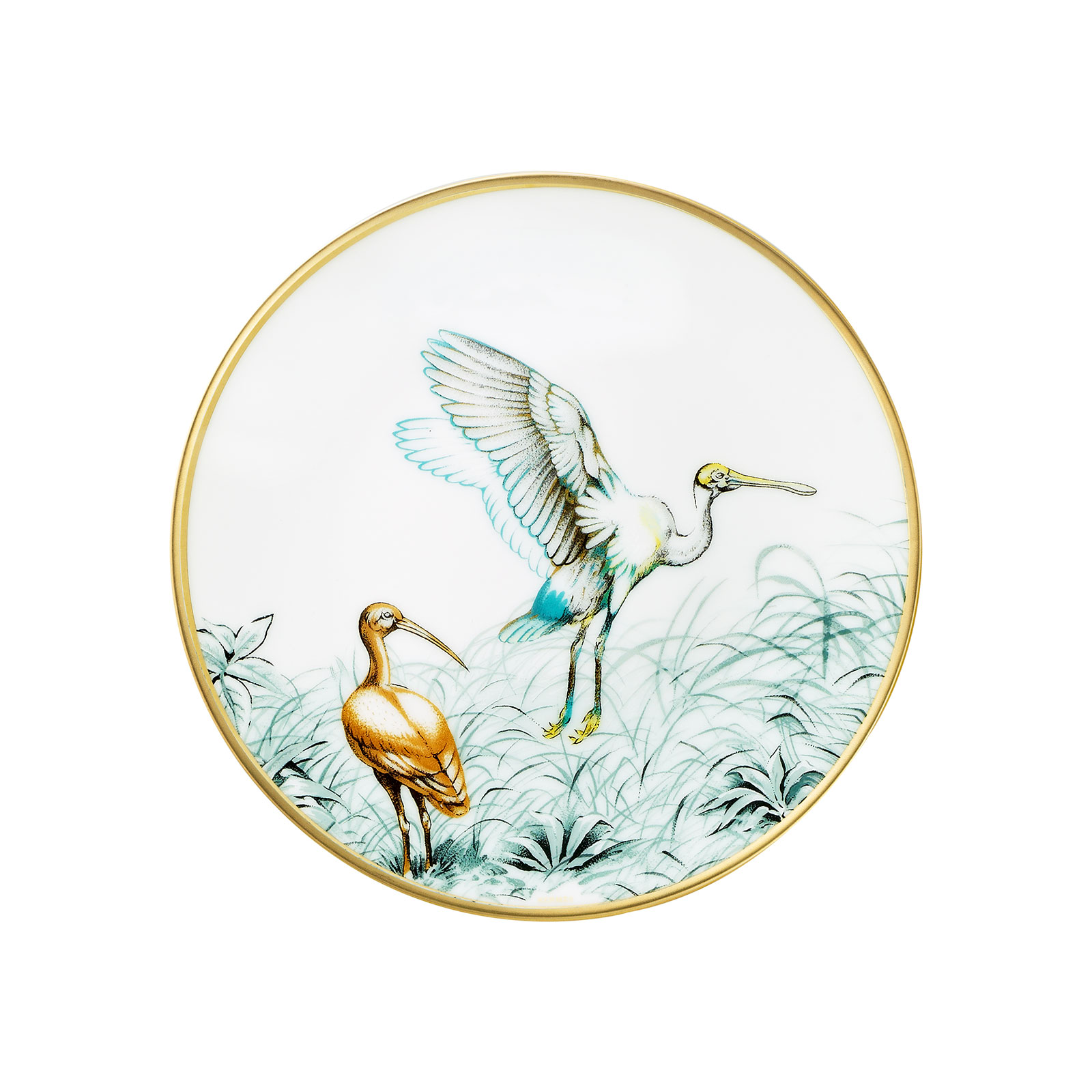 HERMÈS Paris Carnets d'Équateur Brotteller Vögel 16,5cm