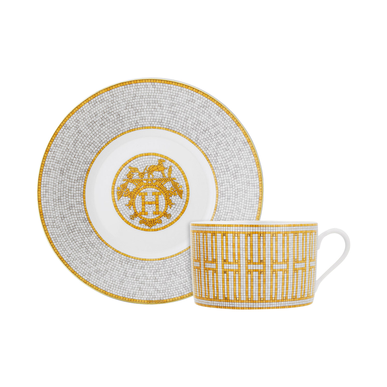 HERMÈS Paris Mosaïque au 24 Gold Frühstückstasse m.U. 0,34ltr.
