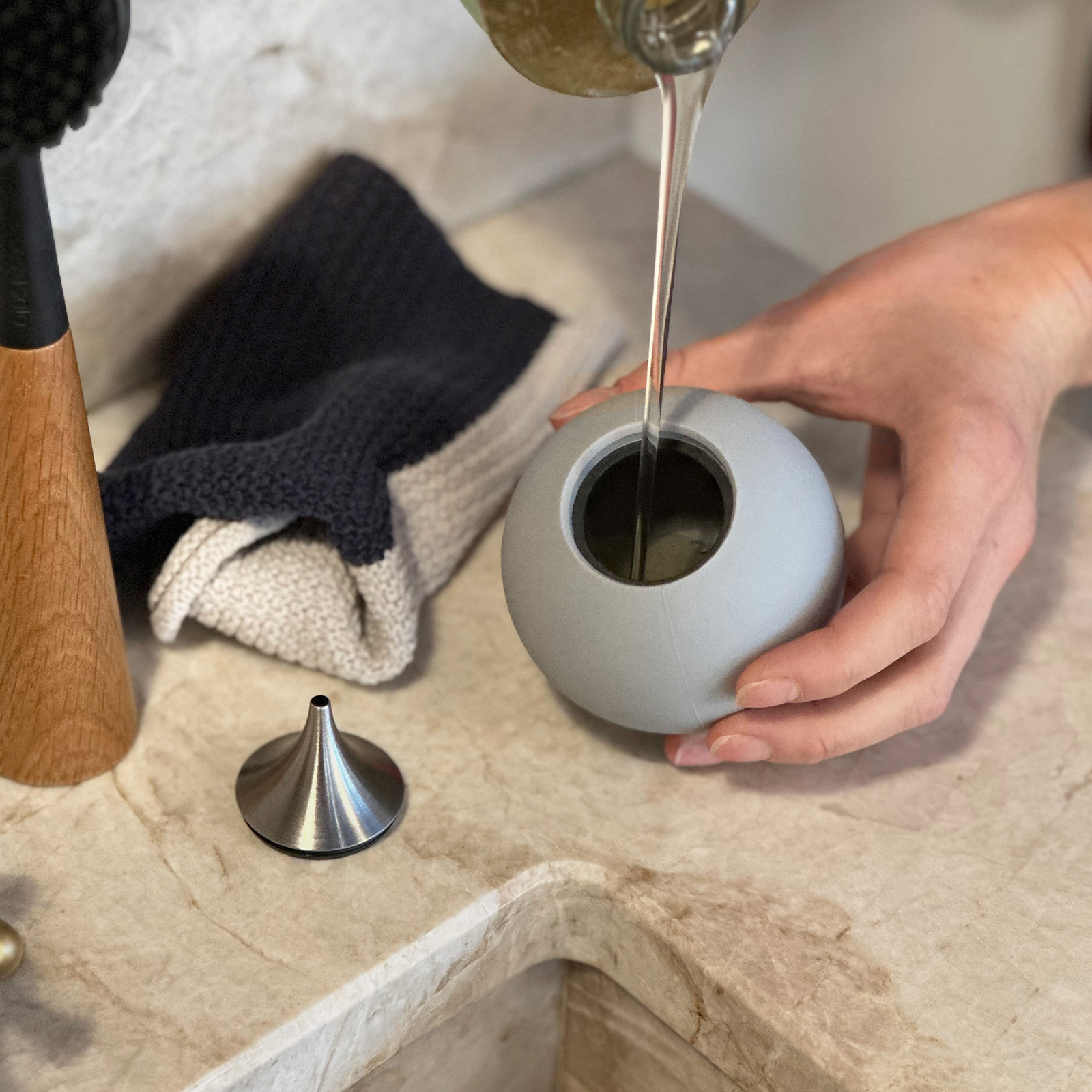 Eva Solo Seifenspender marble grey