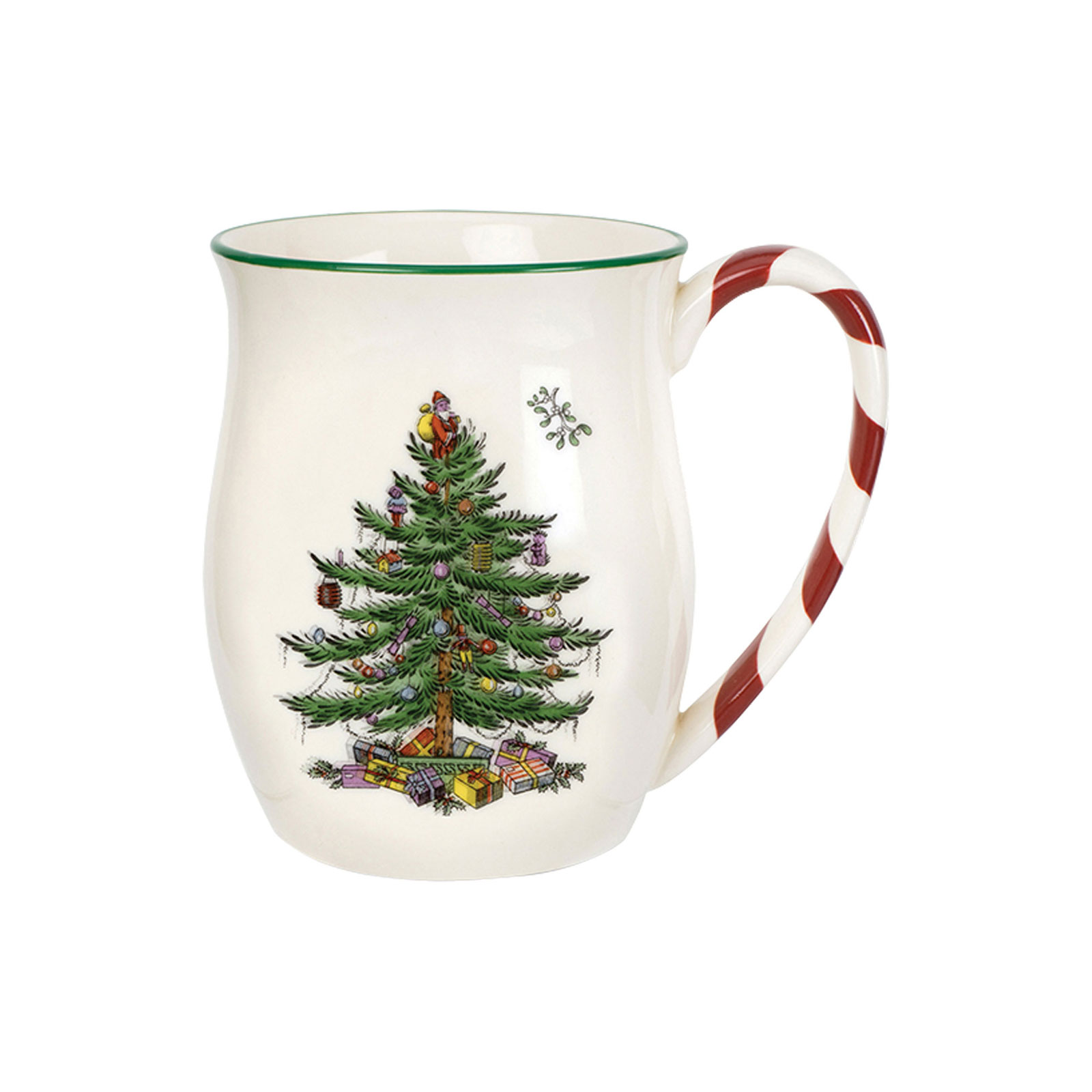 Spode Christmas Tree Becher 0,40ltr. Zuckerstangenhenkel (1 St&uuml;ck)