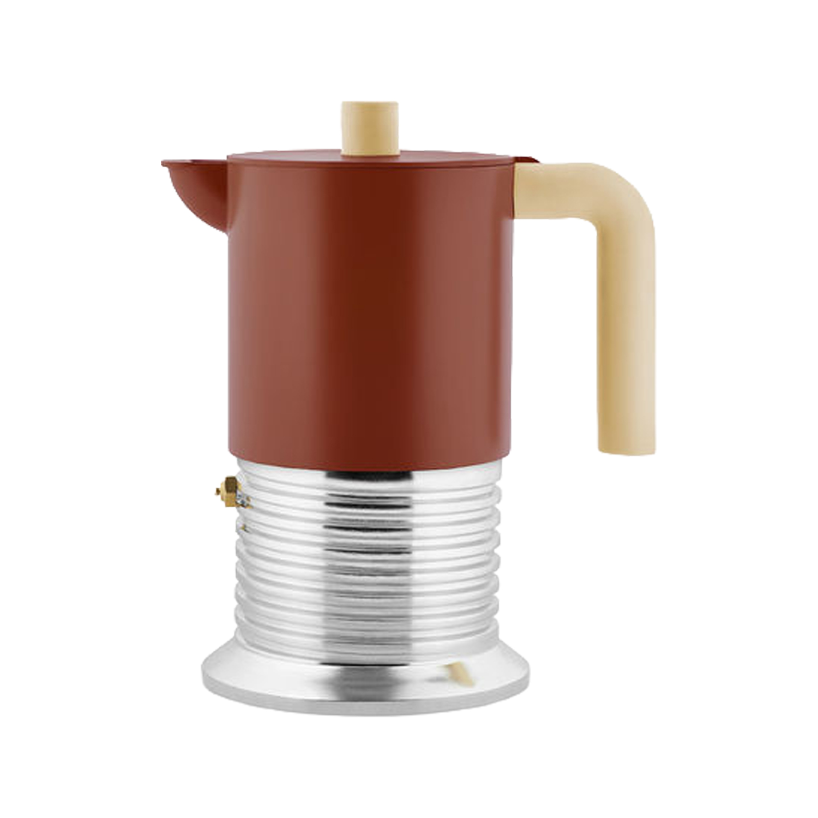 Alessi Espressokocher VITE 6 Tassen braun