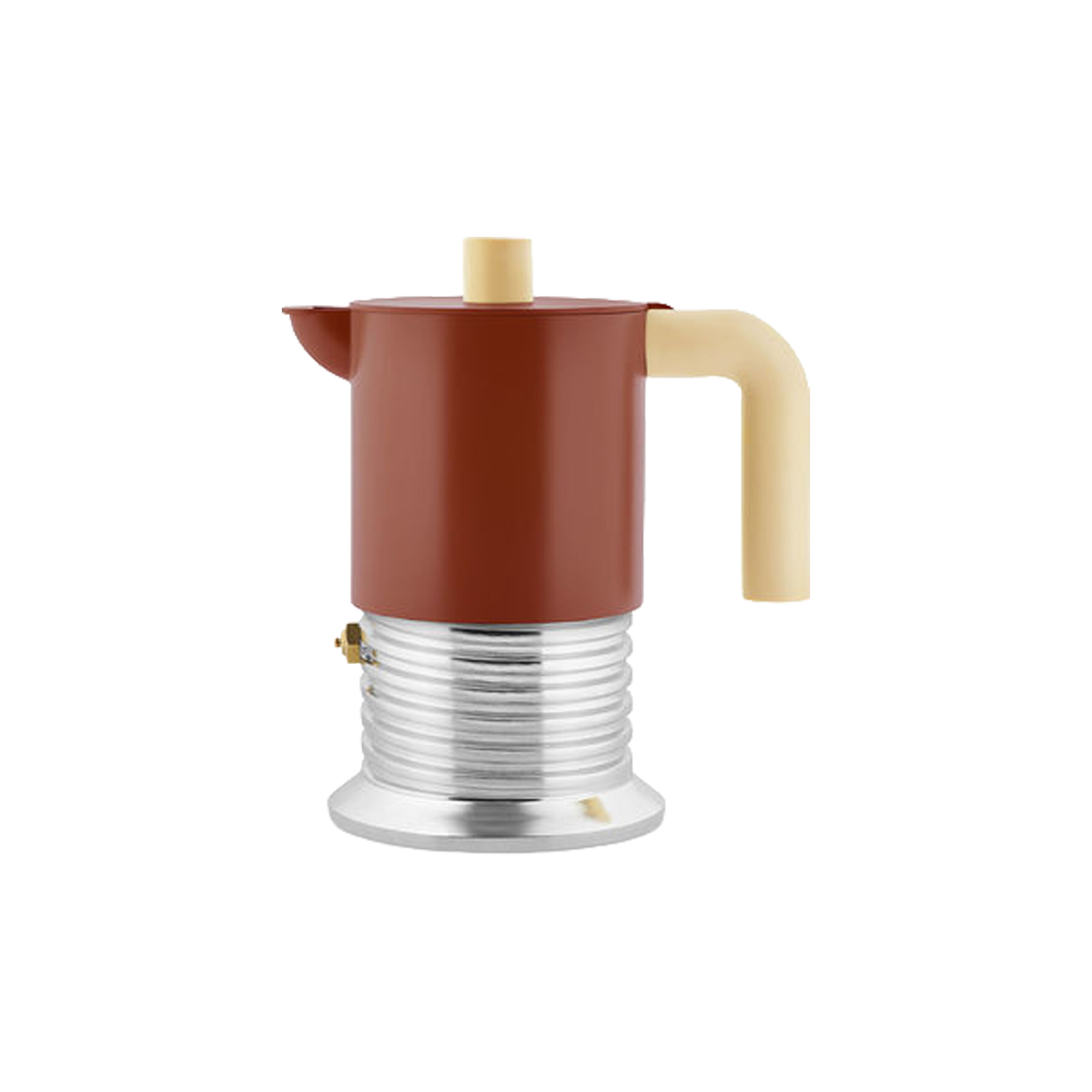 Alessi Espressokocher VITE 3 Tassen braun