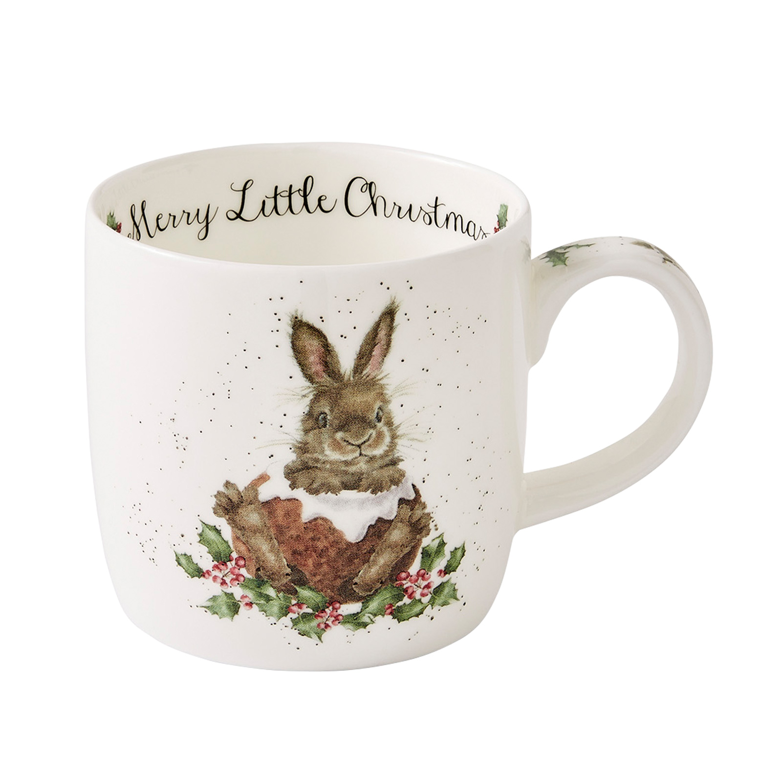 Royal Worcester Wrendale Designs Becher Merry Little Christmas Bun 0,31ltr.