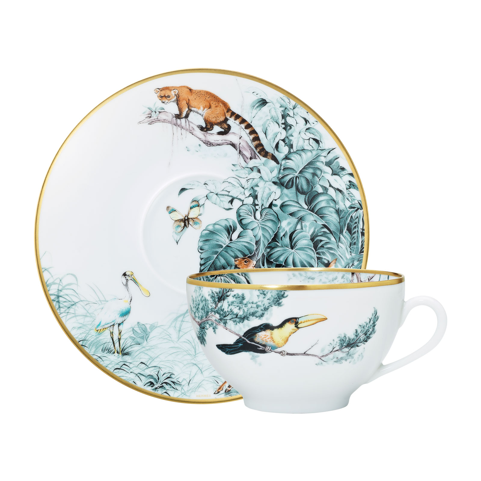 HERMÈS Paris Carnets d'Équateur Frühstückstasse m. U. 0,37ltr.