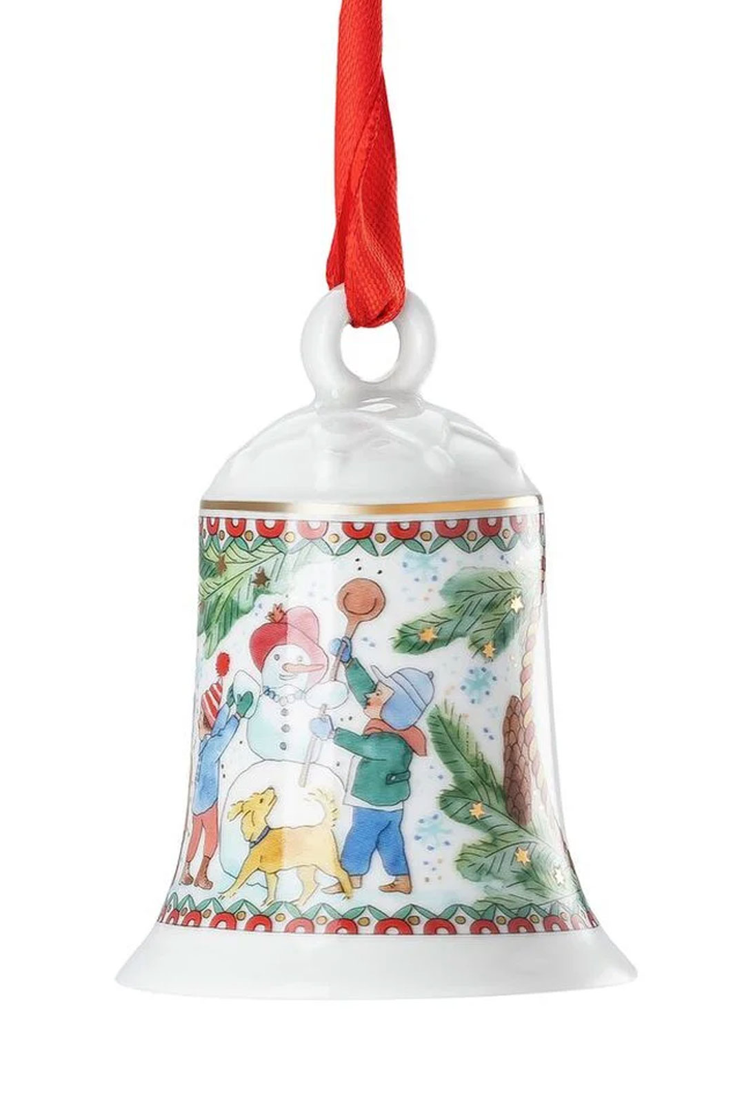 Hutschenreuther 2025 Weihnachtsspiele Glocke Porzellan