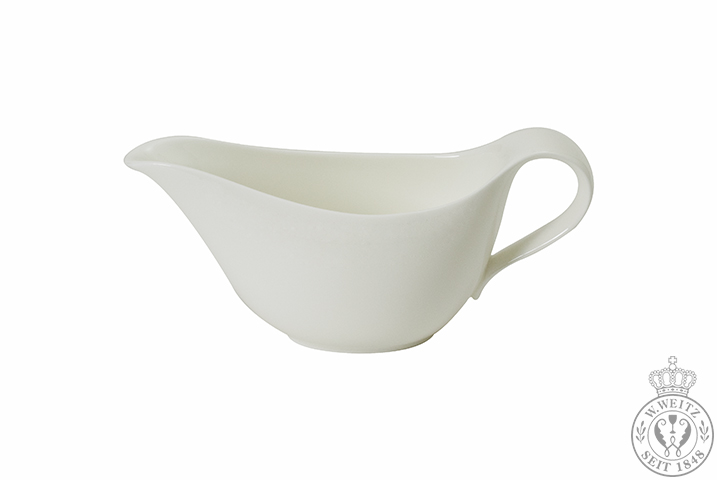 Dibbern Bone China weiß Fine Dining Sauciere Oberteil 0,45ltr. gro&szlig;