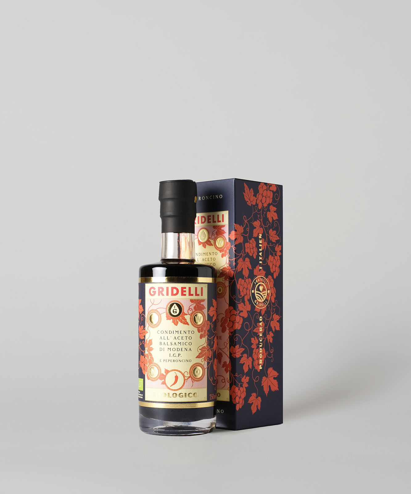 Gridelli Aceto Balsamico al Peperoncino 0,25ltr.