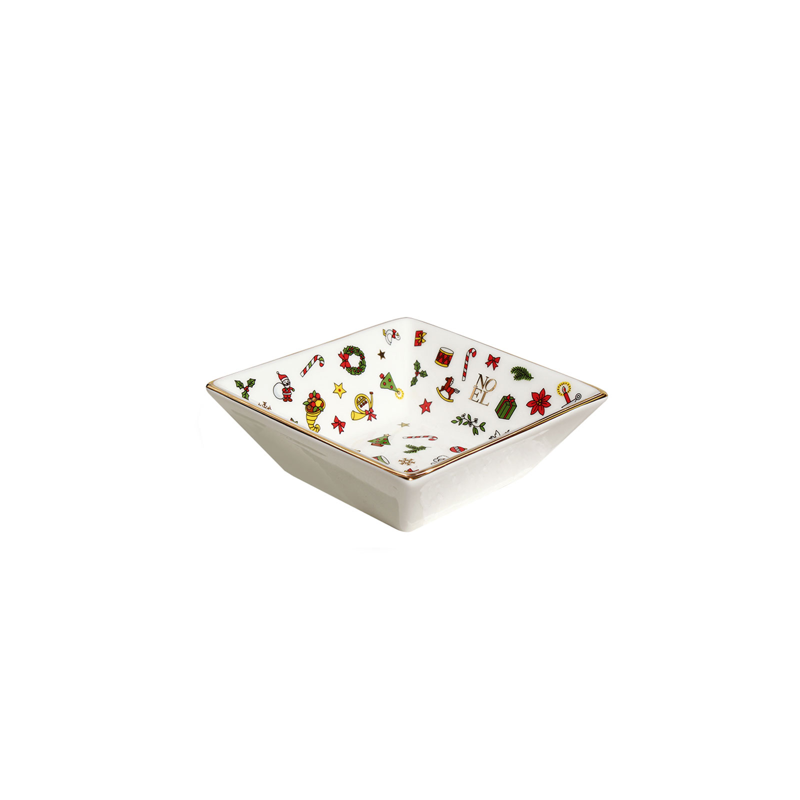 TAITÙ Noel Oro Schale quadratisch klein 9,5x9,5cm