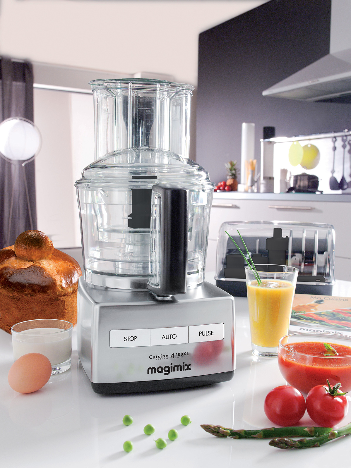Magimix Vorführgerät Cuisine Système 4200 XL chrom matt Begrenzte St&uuml;ckzahl!