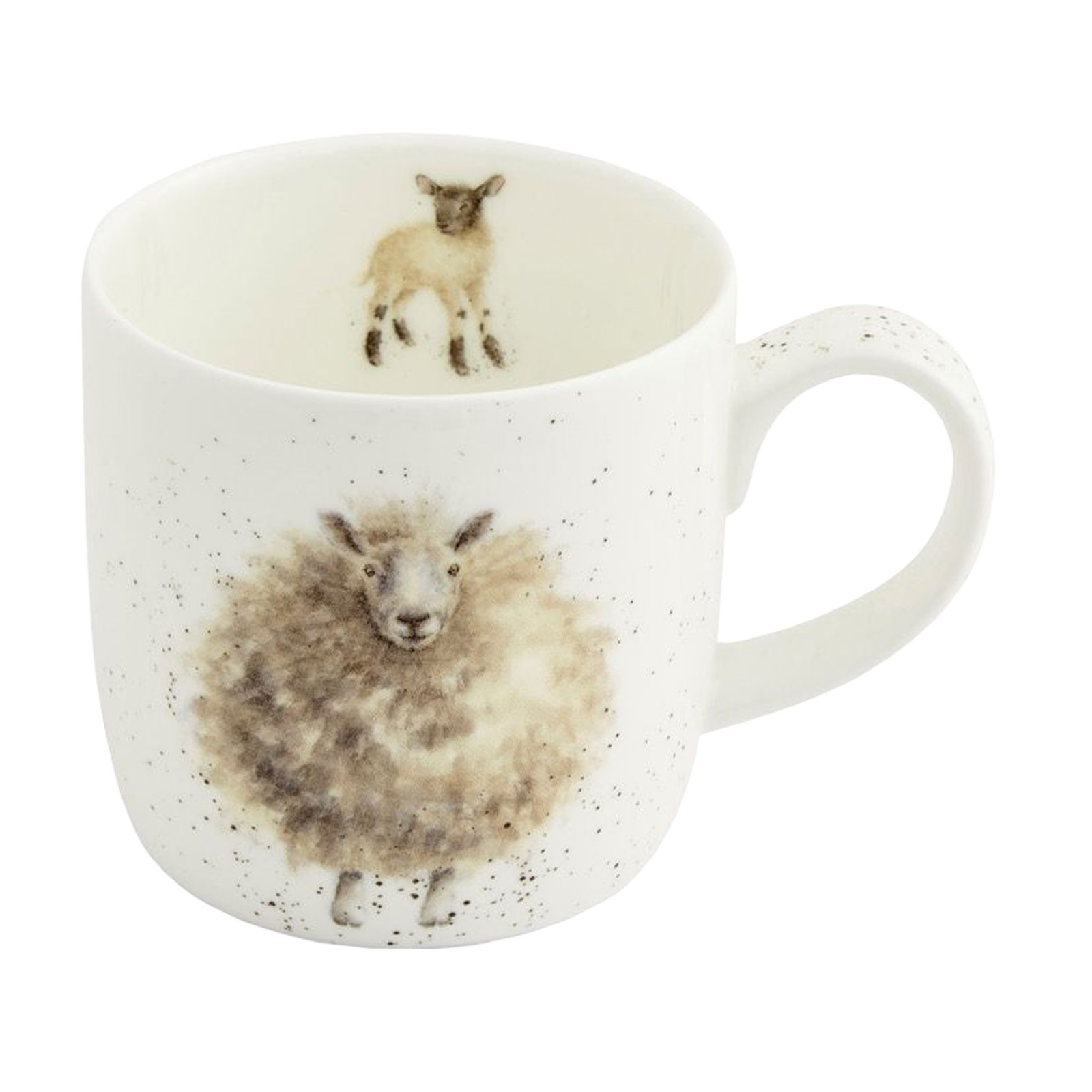 Royal Worcester Wrendale Designs Becher Woolly Jumper / Schaf 0,31ltr.