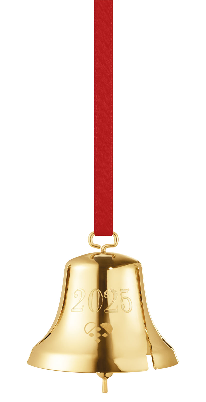 Georg Jensen 2025 Weihnachtsornament Glocke gold