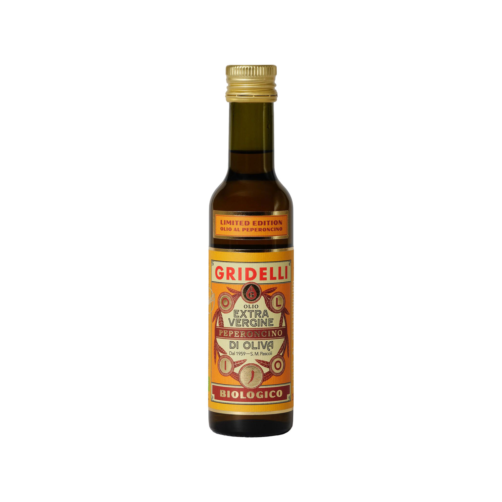 Gridelli Olivenöl al Peperoncino 0,25ltr.