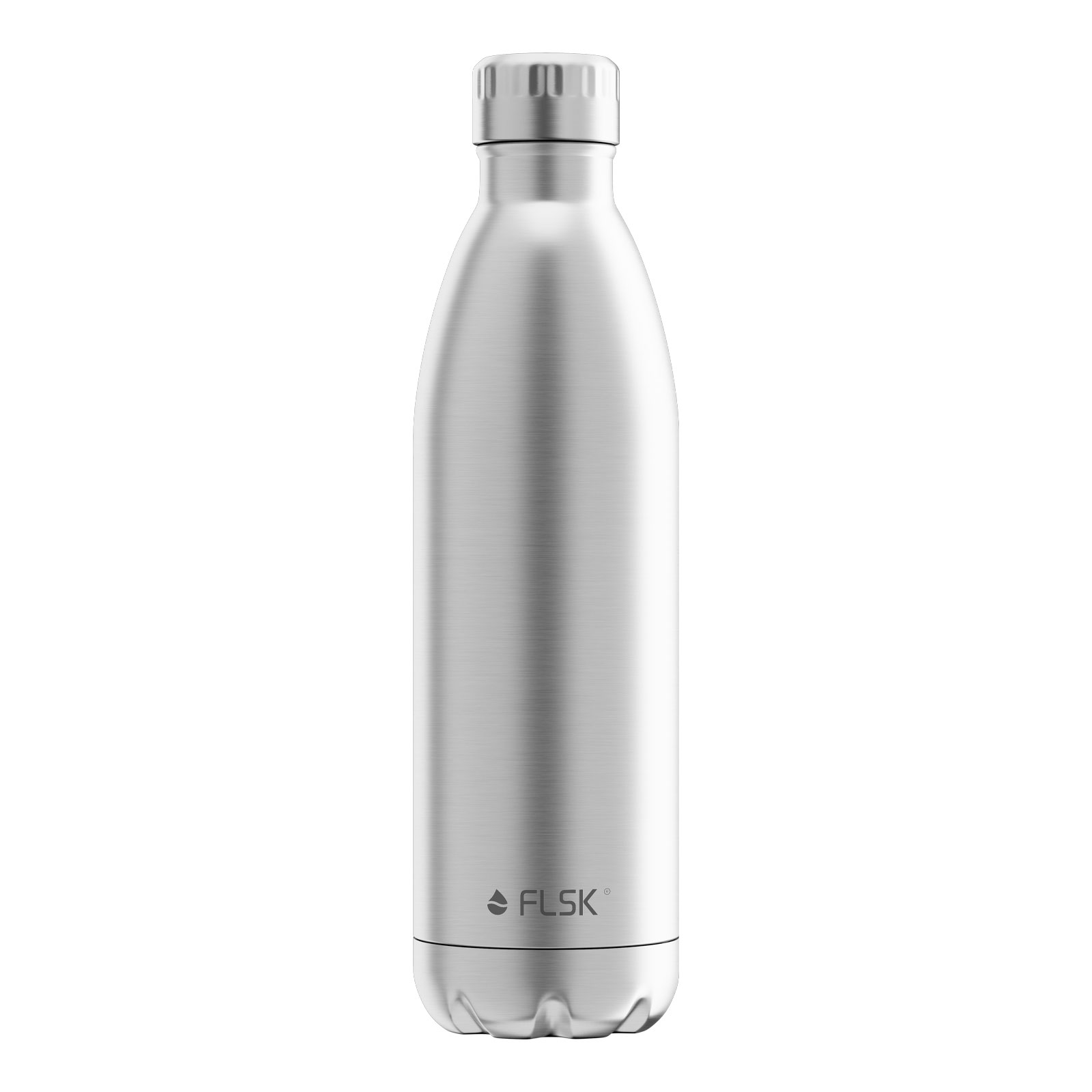 FLSK Premium Isolierflasche 0,75ltr. stainless/ edelstahl