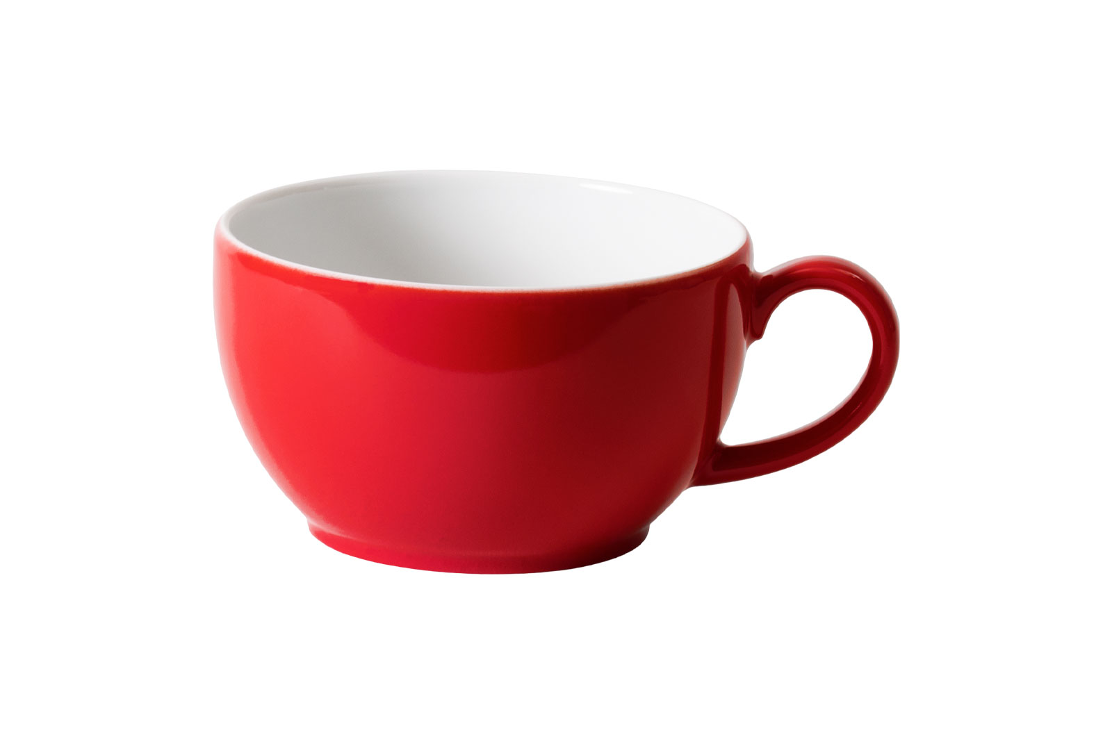 Dibbern Solid Color rot Cappuccino-Obertasse