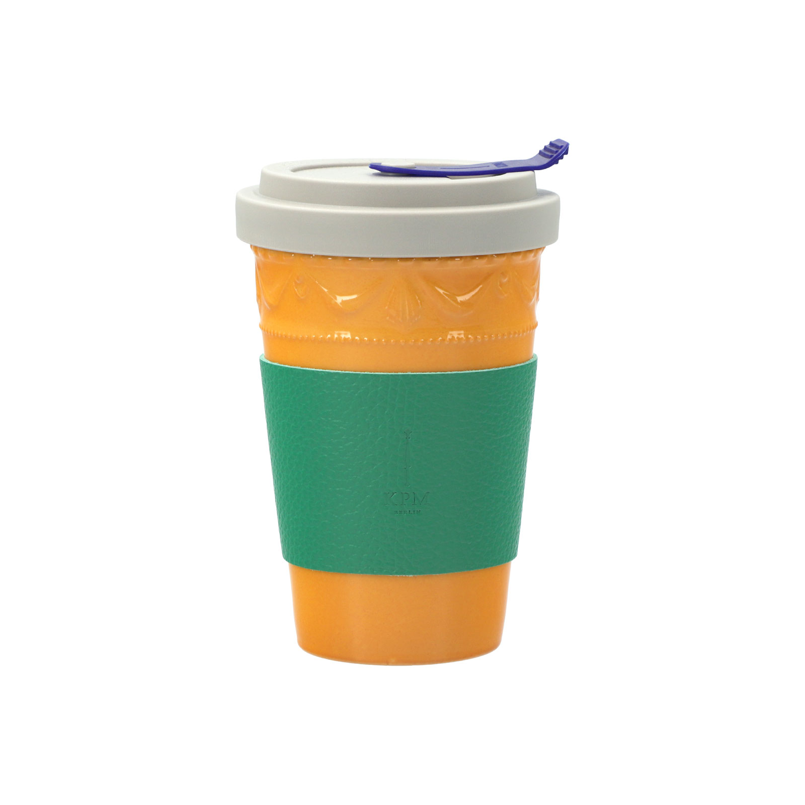 KPM -  Berlin Kurland Farvet Gelb To-Go Becher mit Deckel
