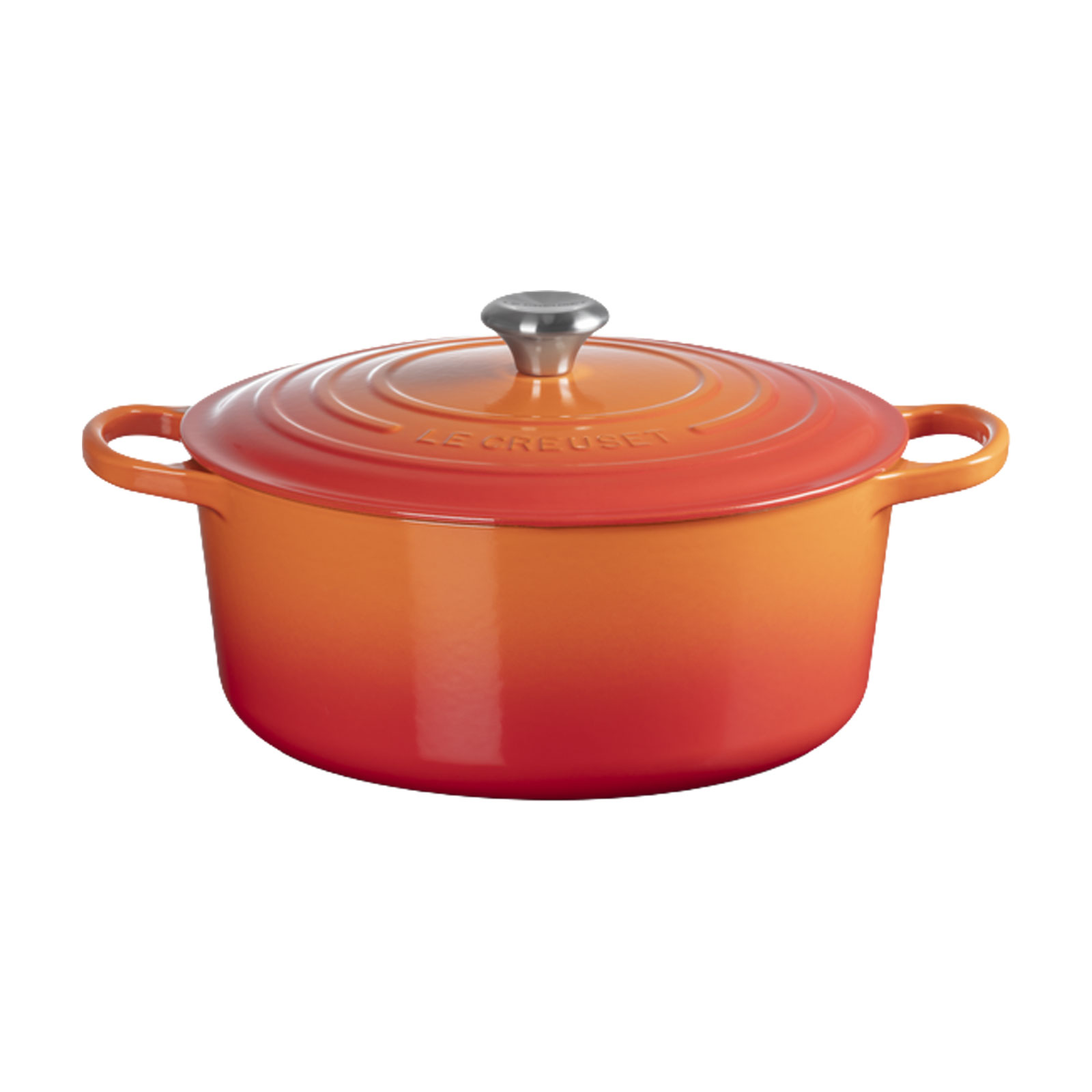 Le Creuset Signature Bräter rund 30cm ofenrot