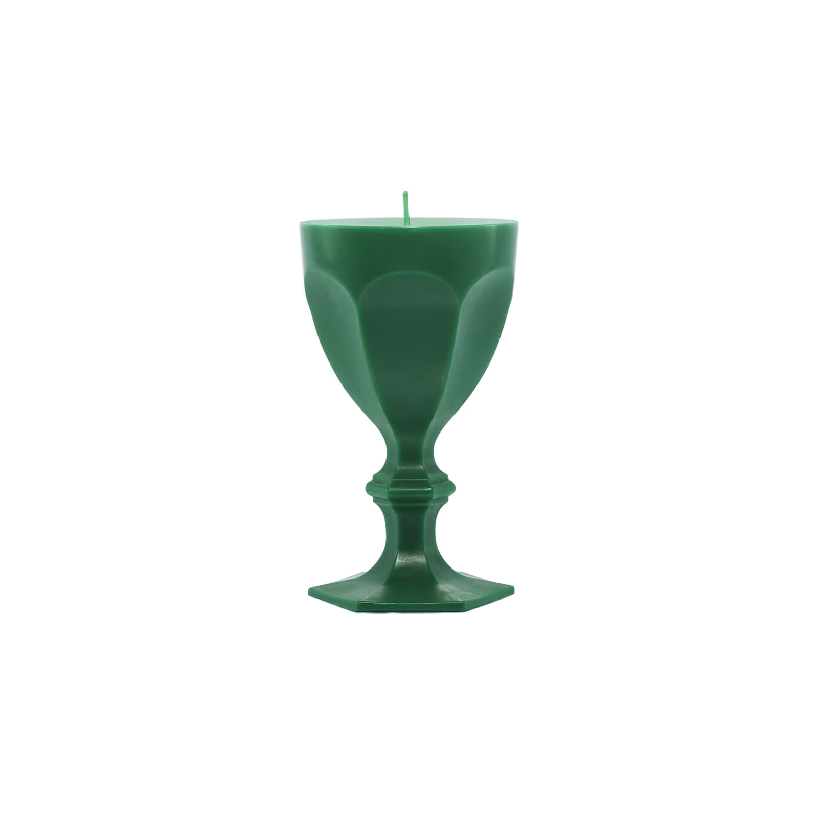 Baccarat Harcourt Glass Kerze 20cm grün