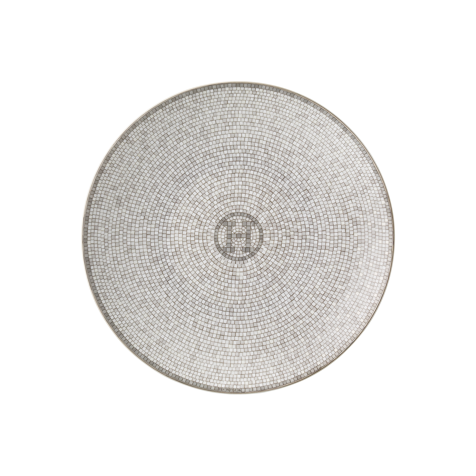 HERMÈS Paris Mosaïque au 24 Platin Brotteller 17cm