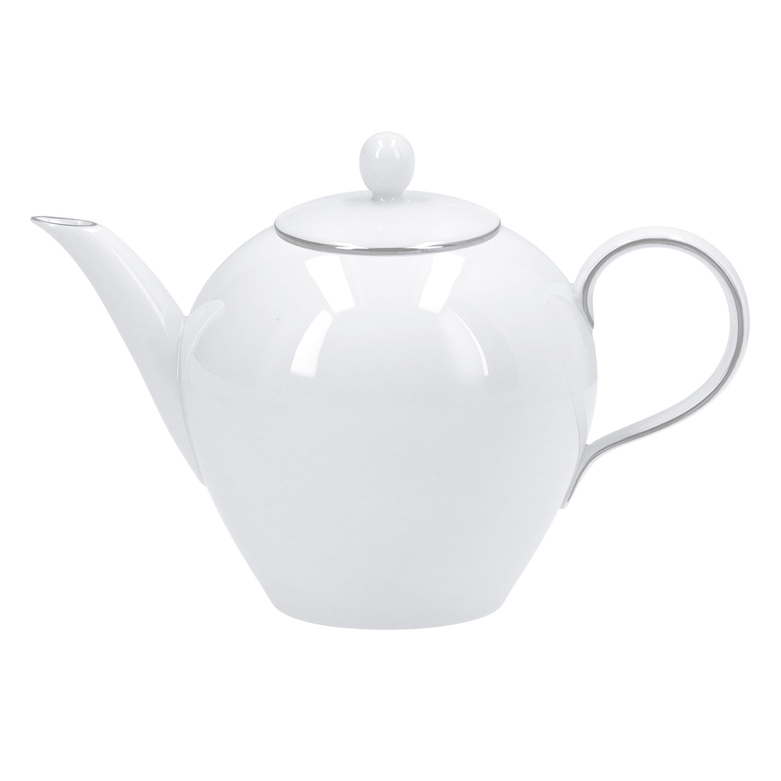 KPM -  Berlin Urbino Platinrand Teekanne 1,35ltr.
