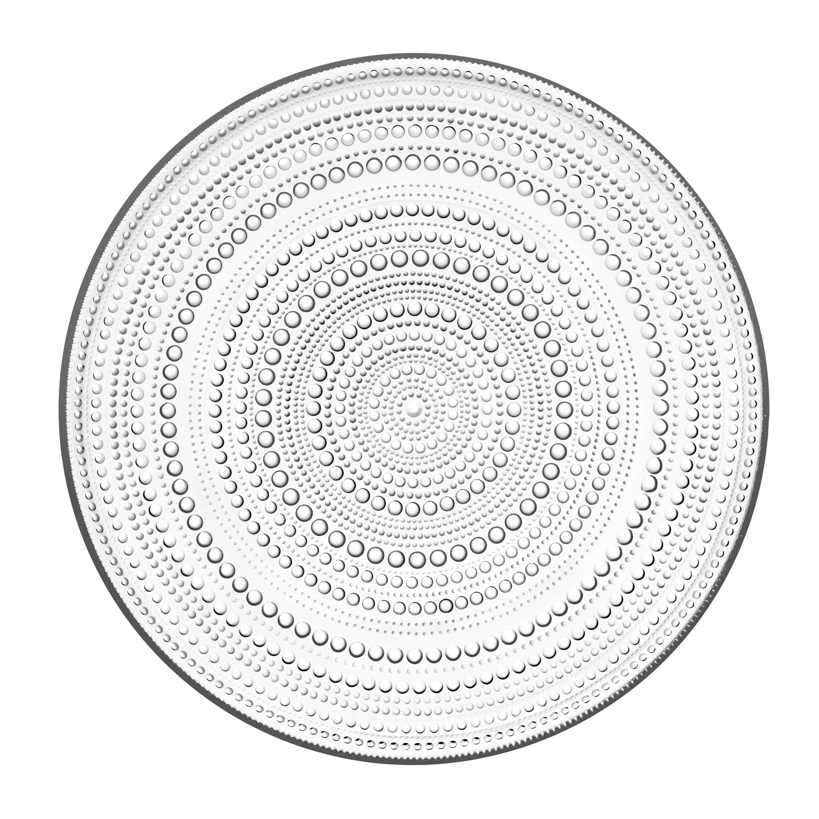 iittala Kastehelmi Teller 31,5cm clear/klar