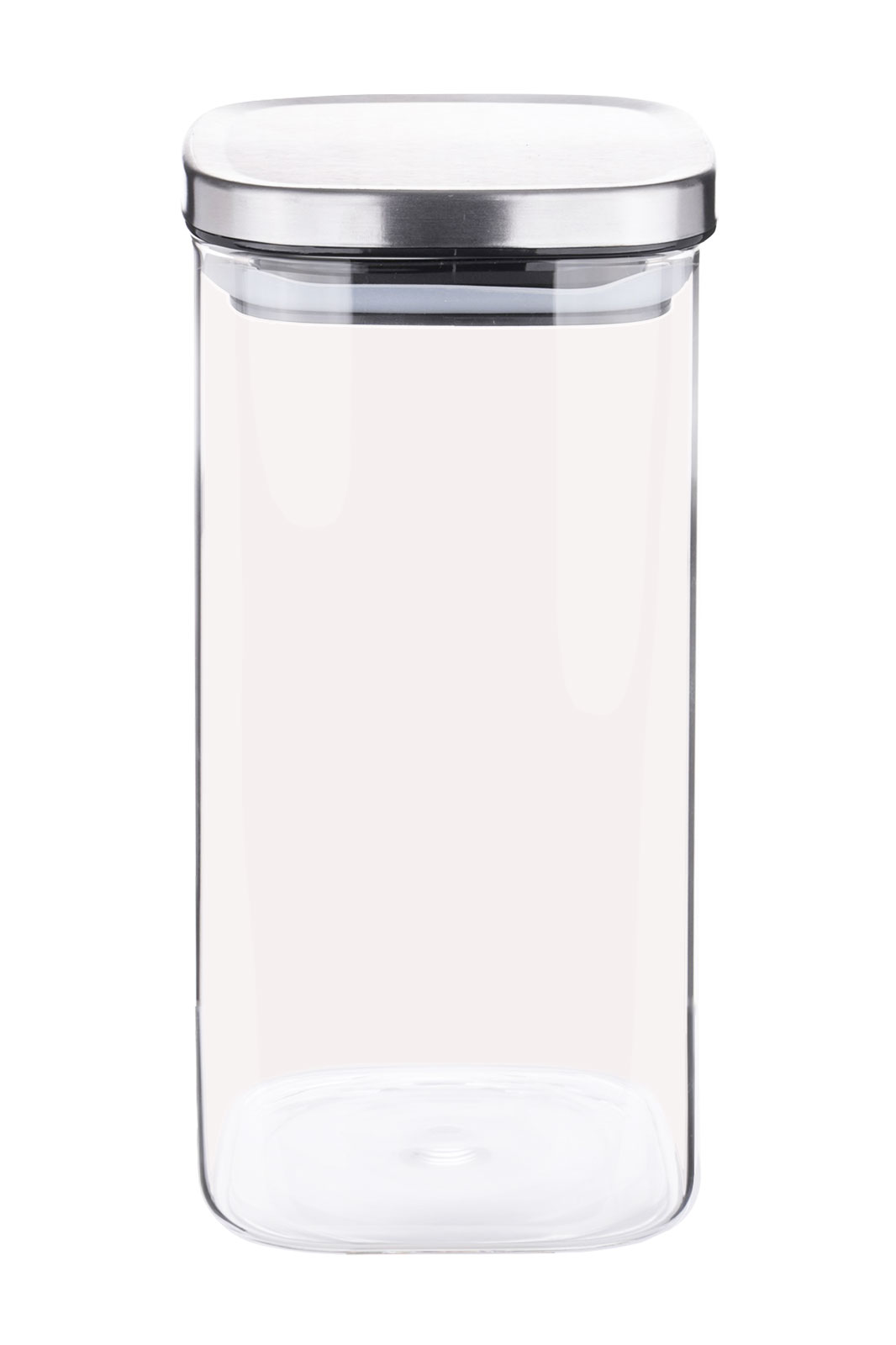 WEITZ Vorratsdose 1,50ltr. rechteckig Glas/Edelstahl Kollektion WEITZ