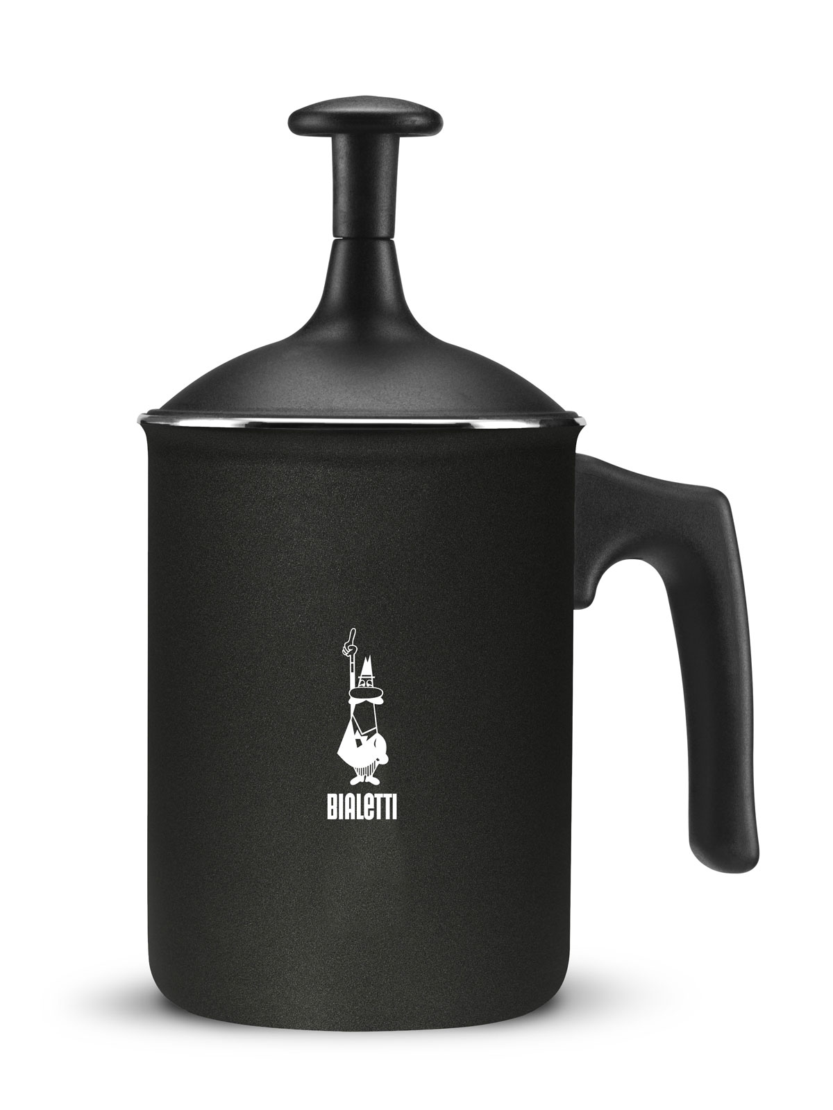 Bialetti Italien Tuttocrema Milchaufschäumer 330ml Alu schwarz