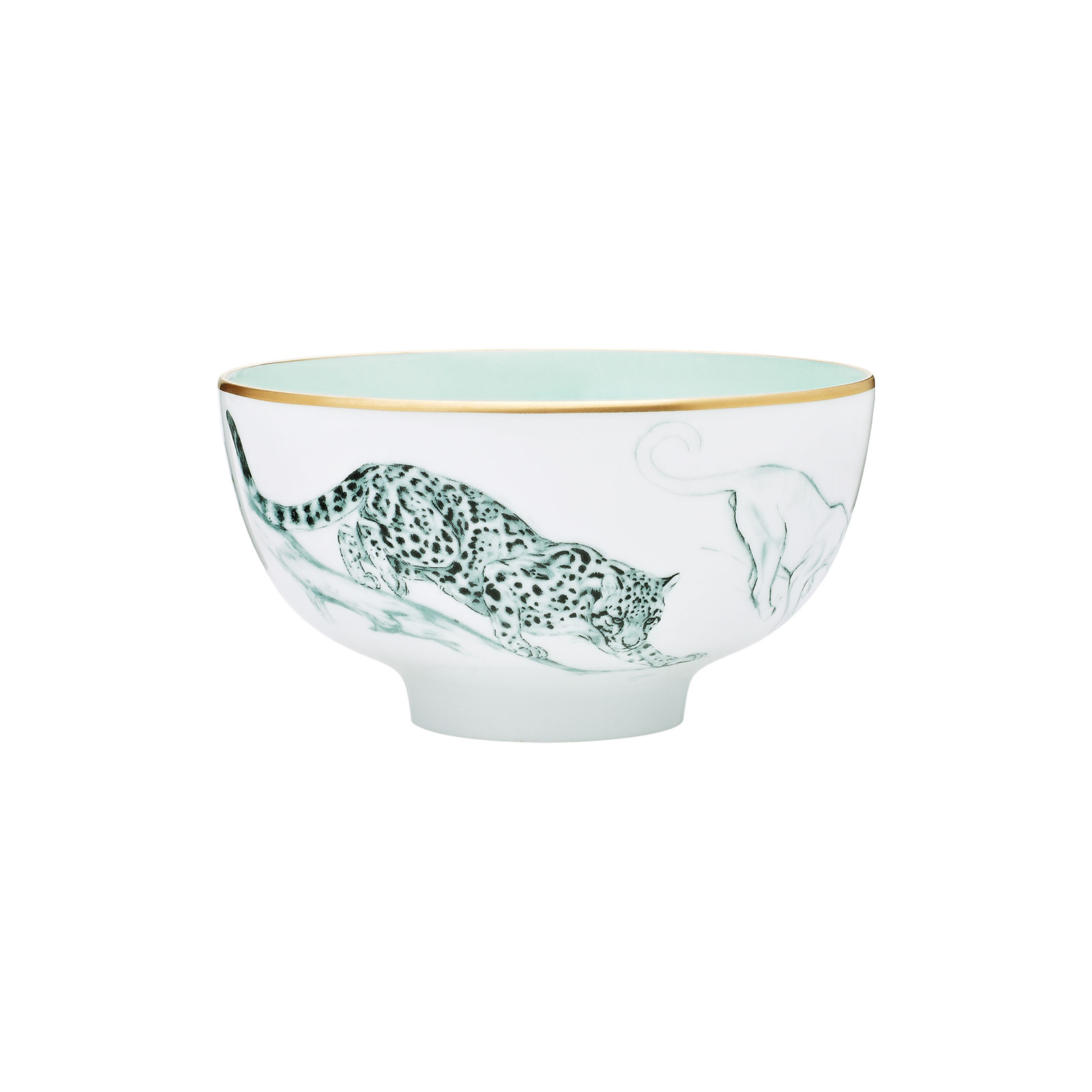 HERMÈS Paris Carnets d'Équateur Bowl Felines 12cm