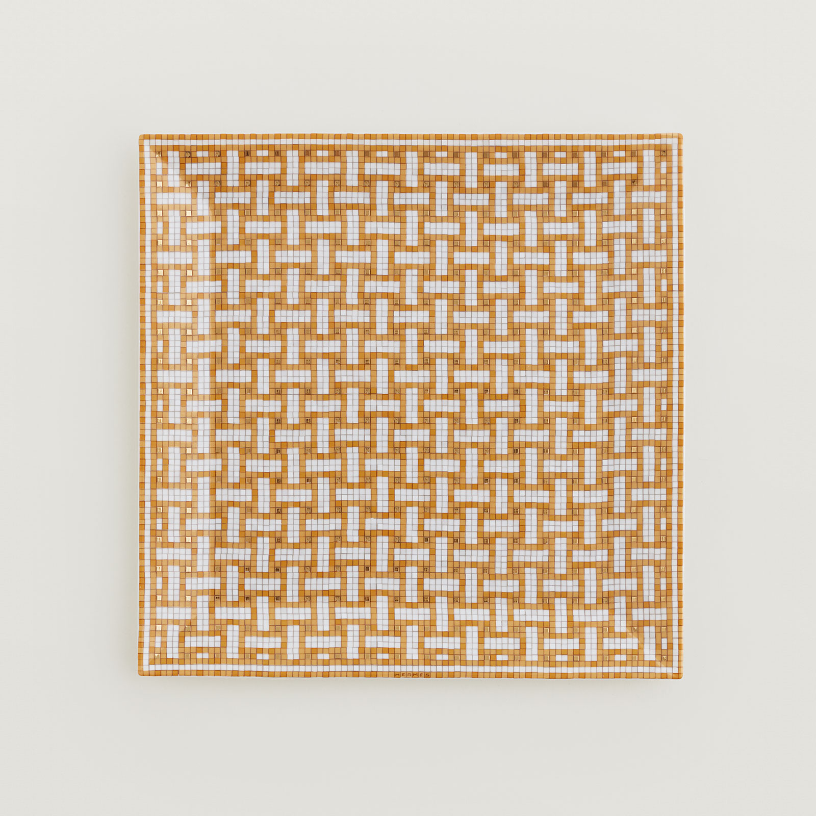 HERMÈS Paris Mosaïque au 24 Gold Kleines Carré Nr.4 19x19cm