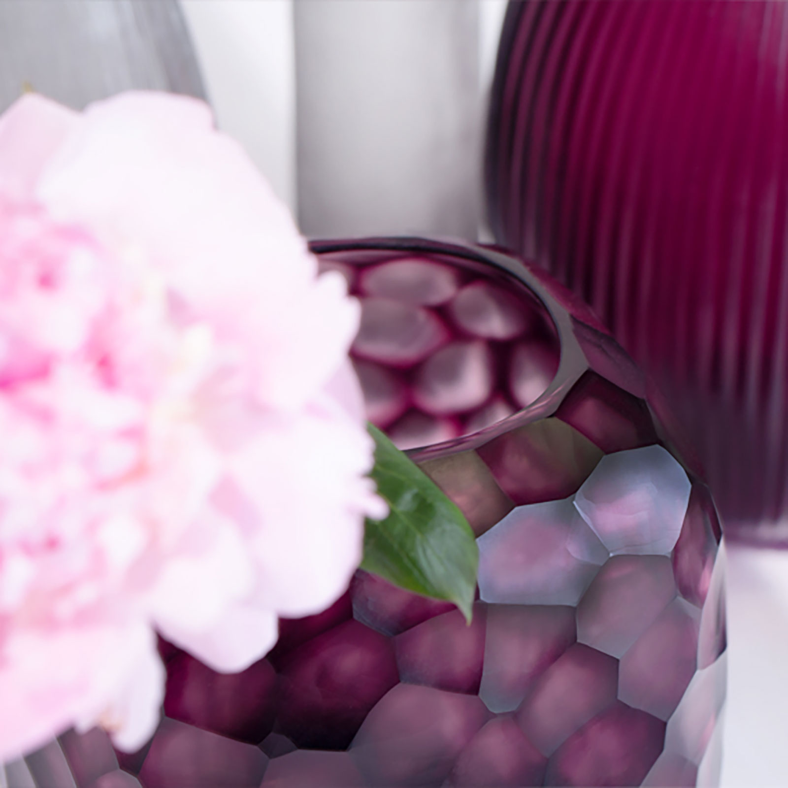 Guaxs Somba Vase M light amethyst/amethyst 