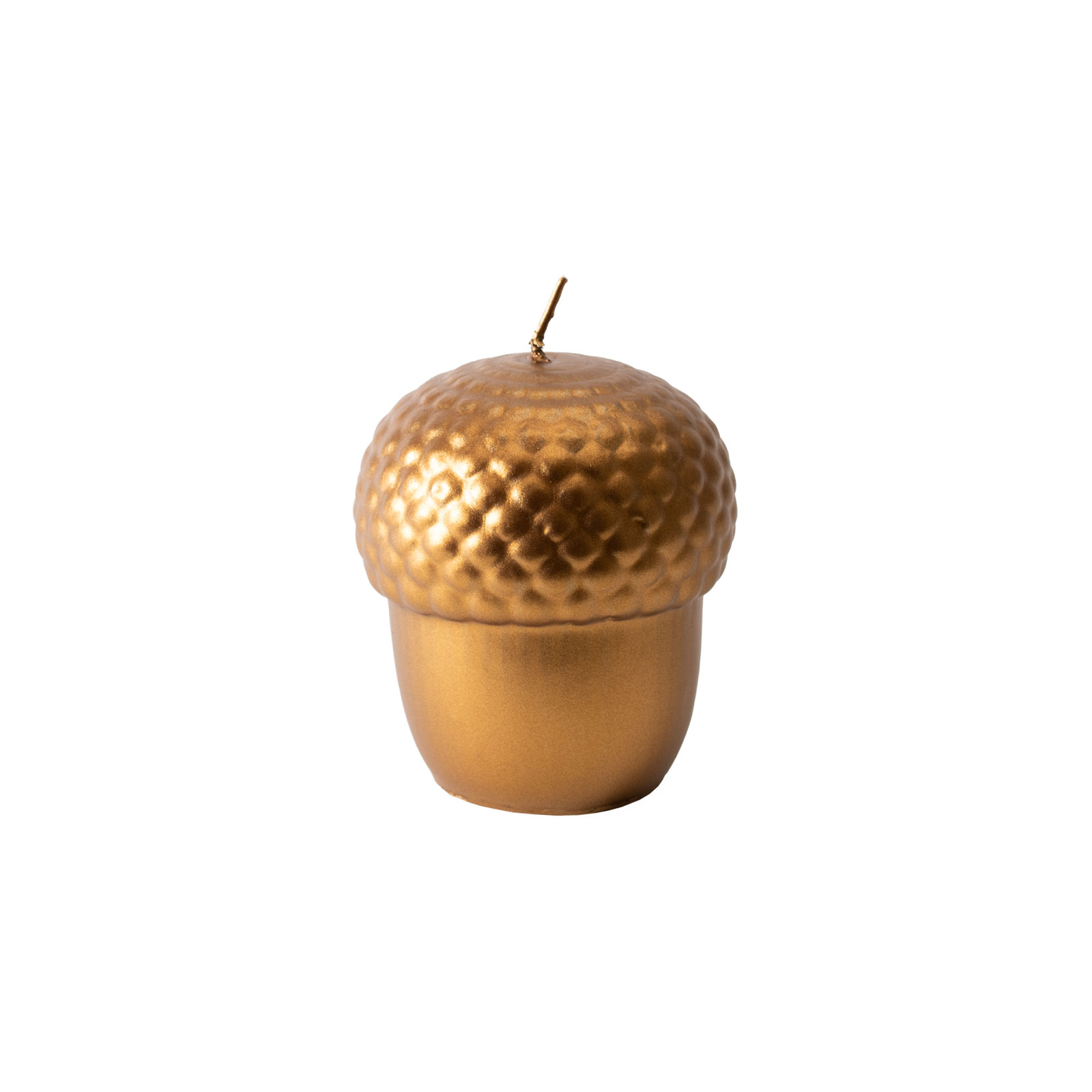 Engels Kerzen Gelackte Objektkerze Eichel gold metallic