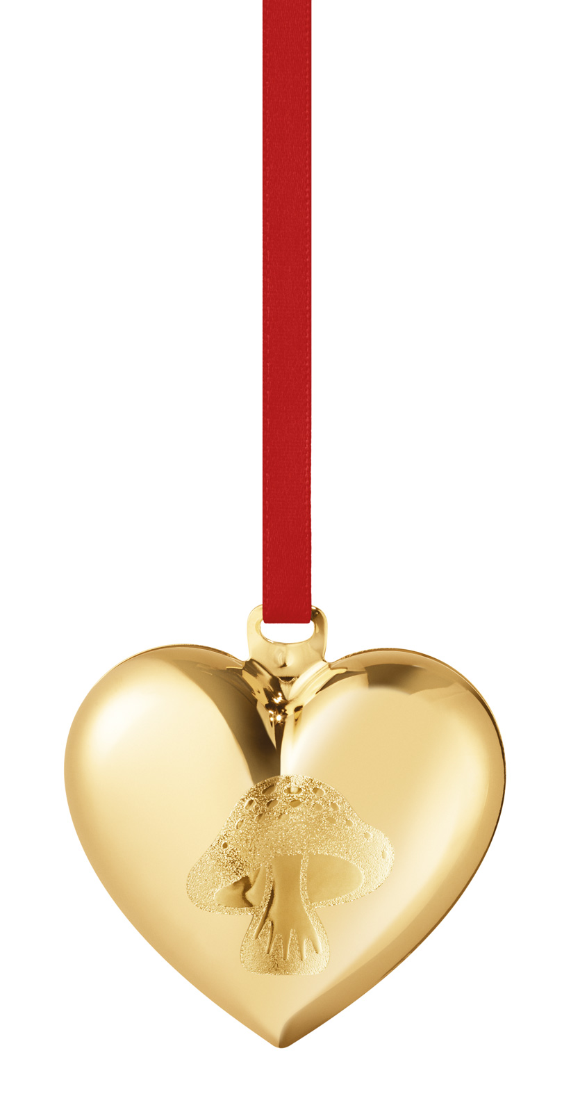 Georg Jensen 2023 Weihnachtsornament Herz gold