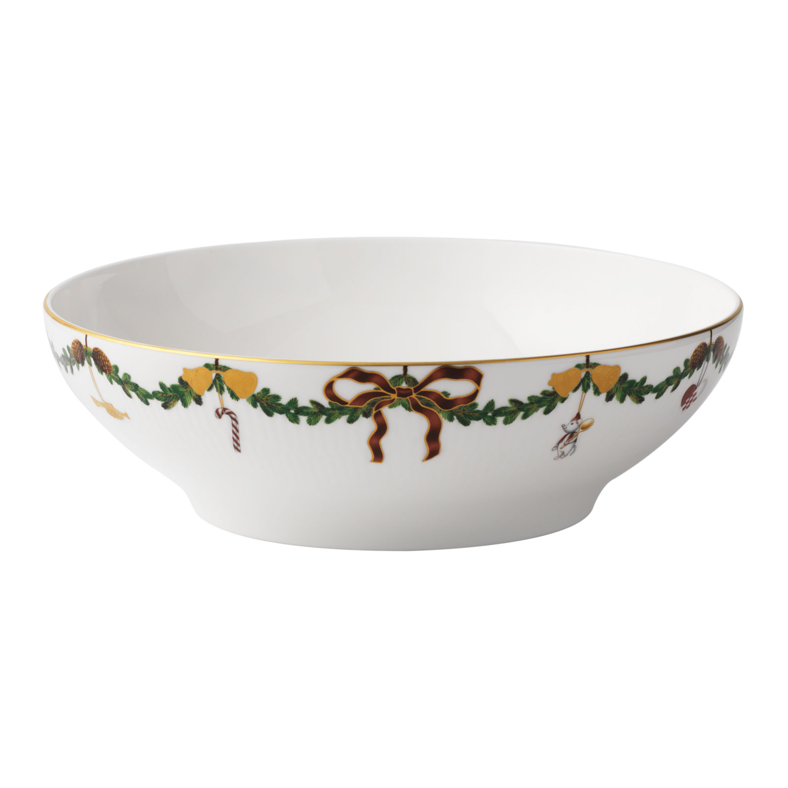 Royal Copenhagen Star Fluted Christmas Schüssel 26,5cm
