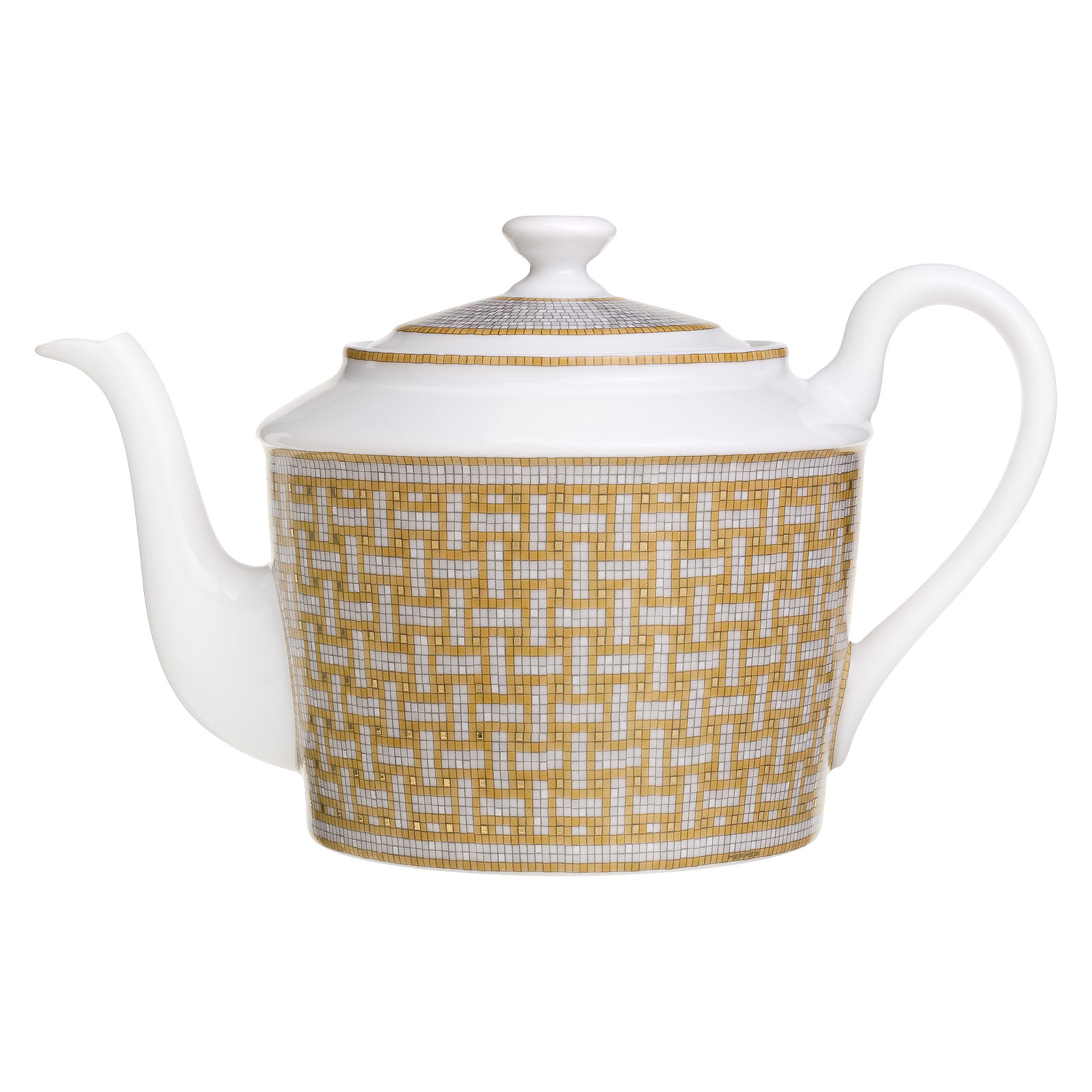 HERMÈS Paris Mosaïque au 24 Gold Teekanne 0,85ltr.