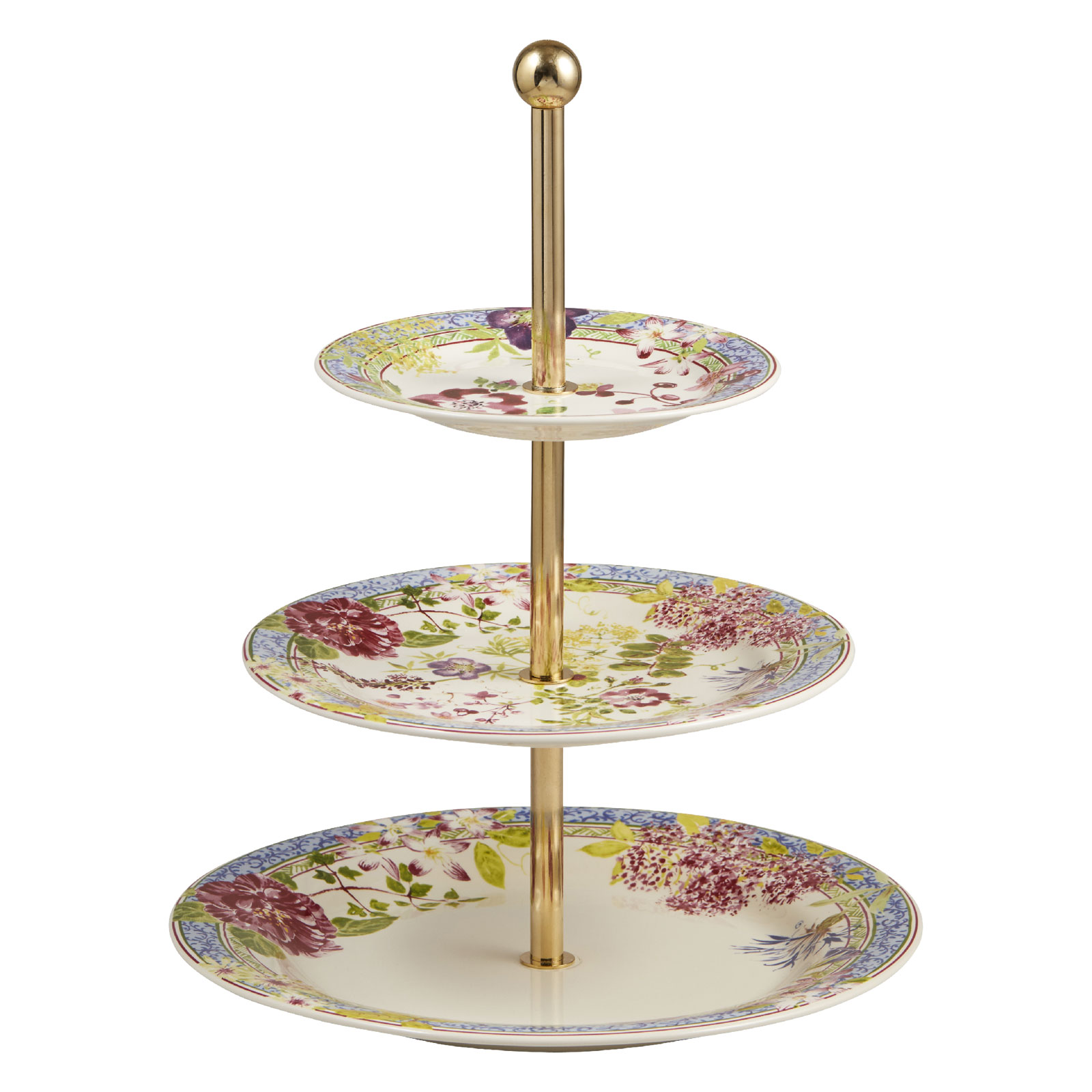 Gien Millefleurs Etagere 3-stöckig 30cm