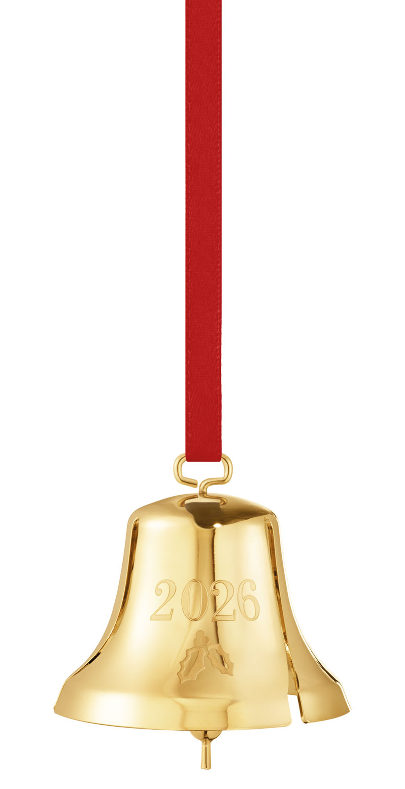 Georg Jensen 2026 Weihnachtsornament Glocke gold