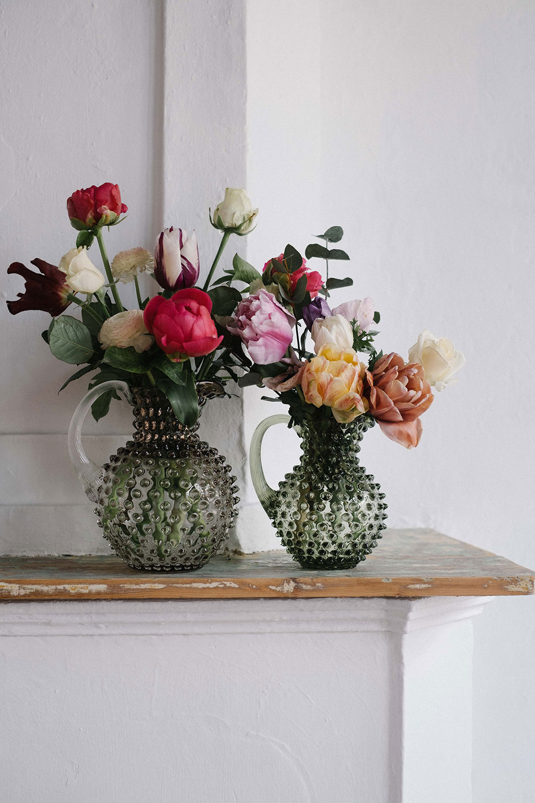 Anna von Lipa Paris Hobnail Krug 2,00ltr. Olive Green