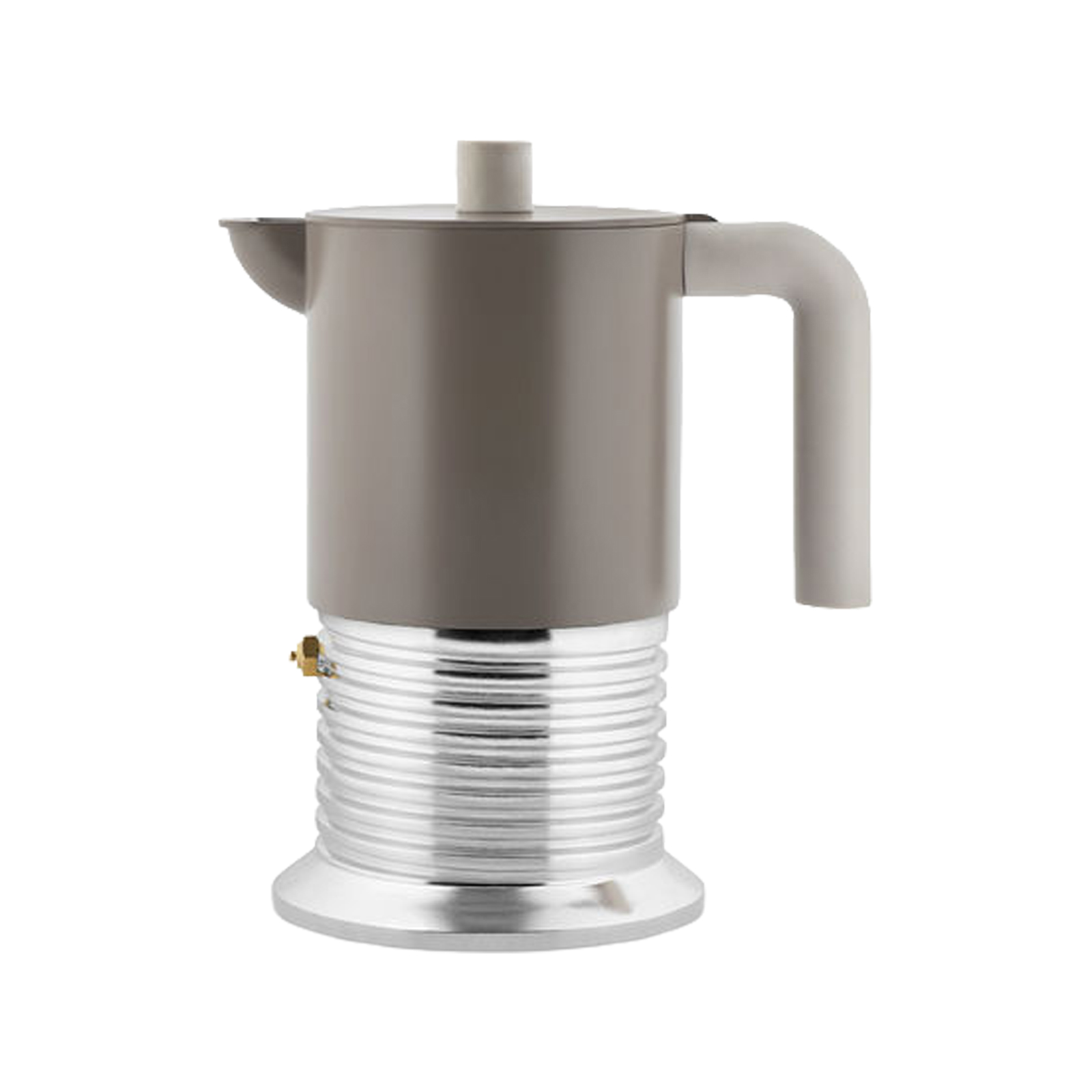 Alessi Espressokocher VITE 6 Tassen Warm Grey