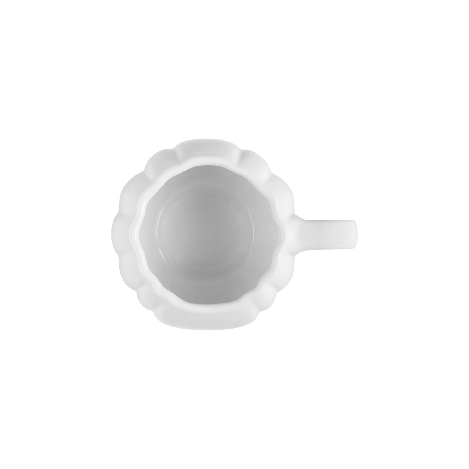Le Creuset Poterie Becher Kürbis 0,40ltr. weiß