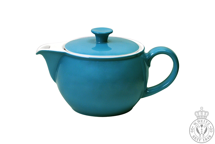 Dibbern Solid Color vintage blue Teekanne 1,10ltr.