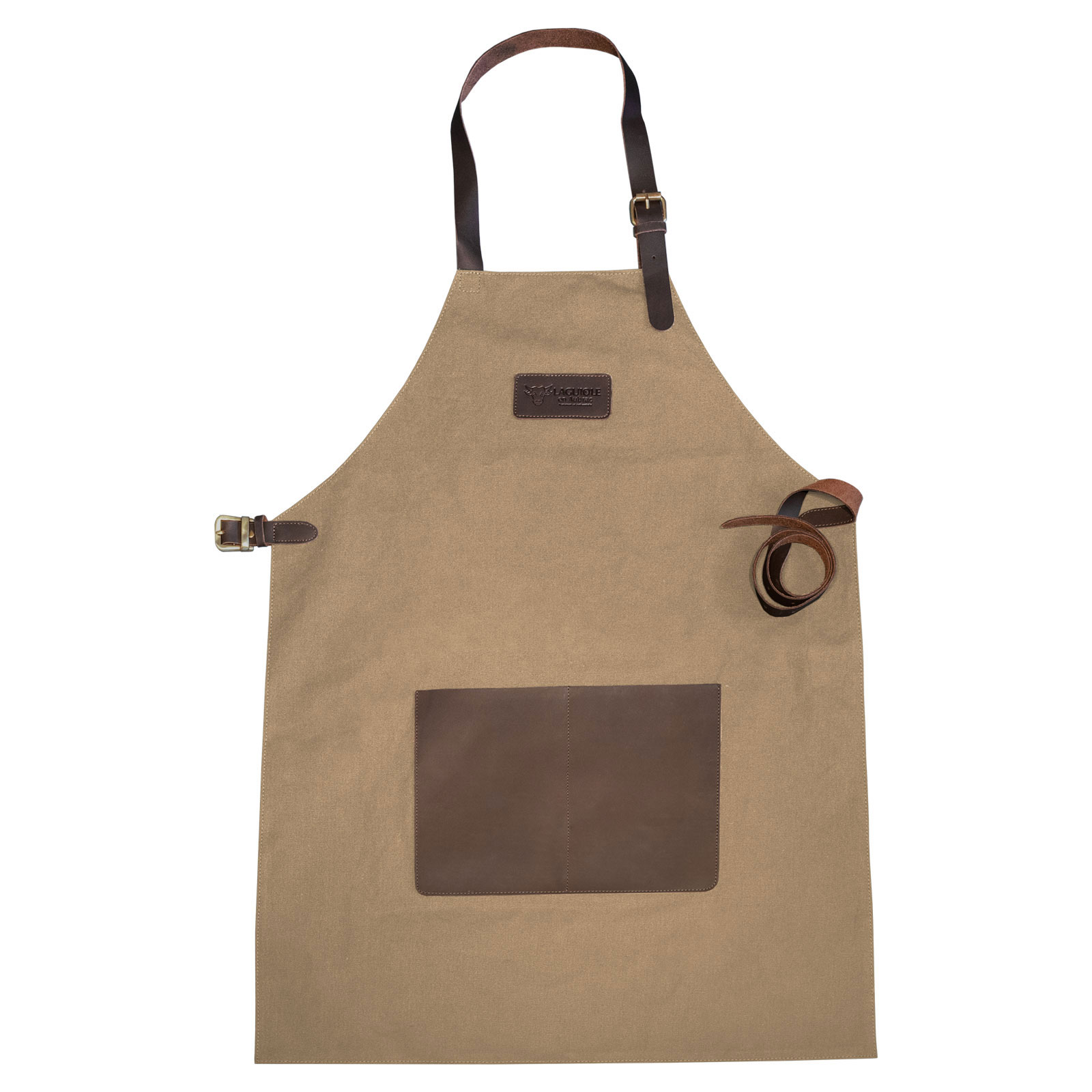 Laguiole en Aubrac LEA Schürze beige Baumwolle
