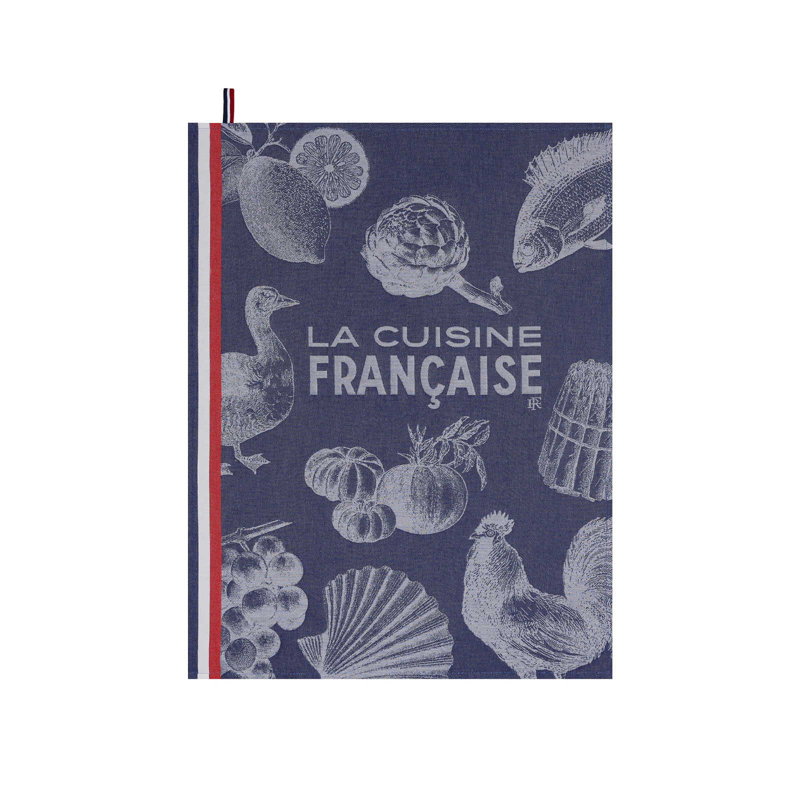 Le Jacquard Francais Gastronomie Geschirrtuch 80x60cm bleu