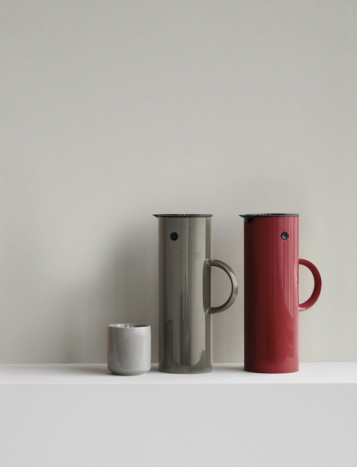 Stelton EM77 Isolierkanne 1ltr. cherry red 995-14