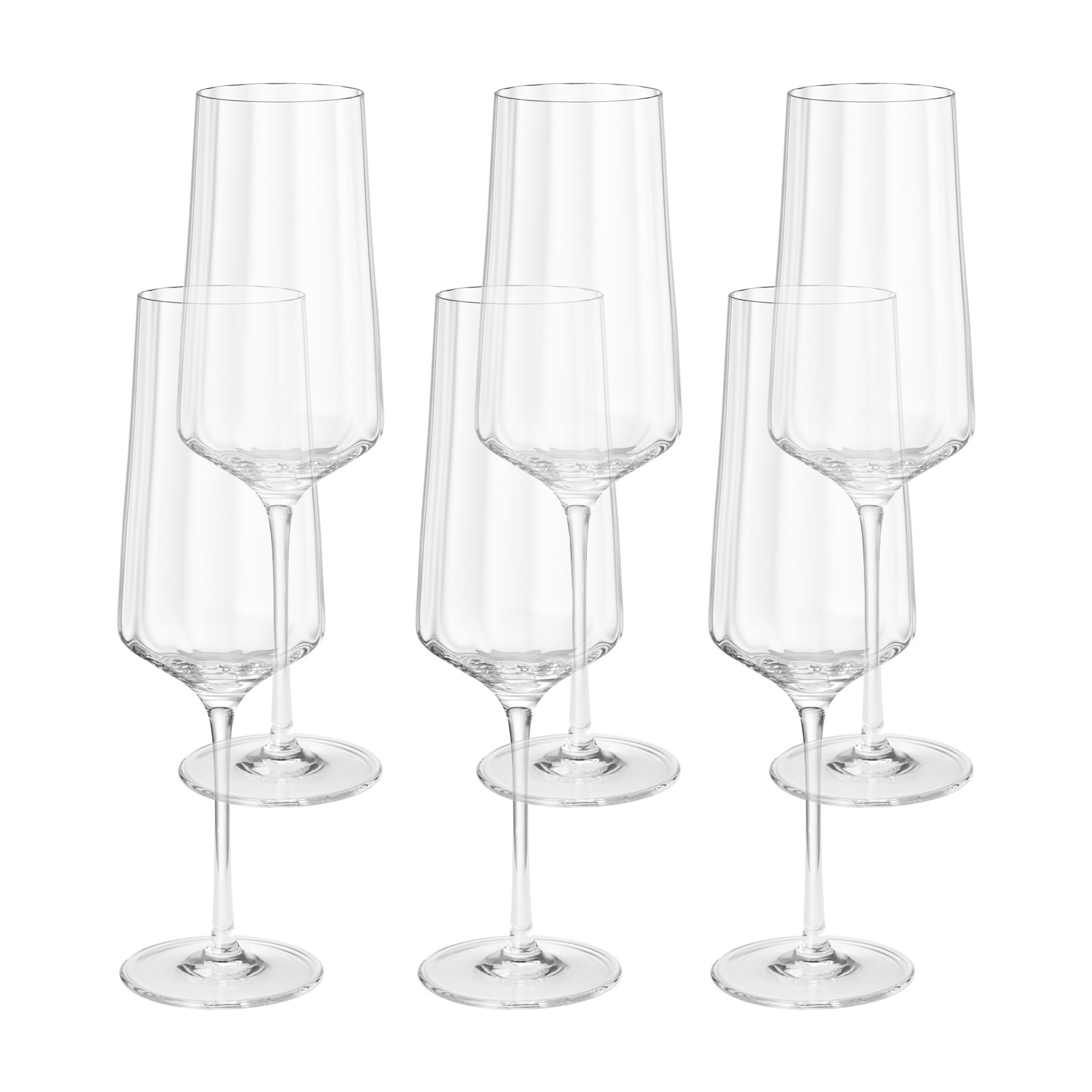 Georg Jensen Bernadotte Sektgläser 0,27ltr. 6er Set